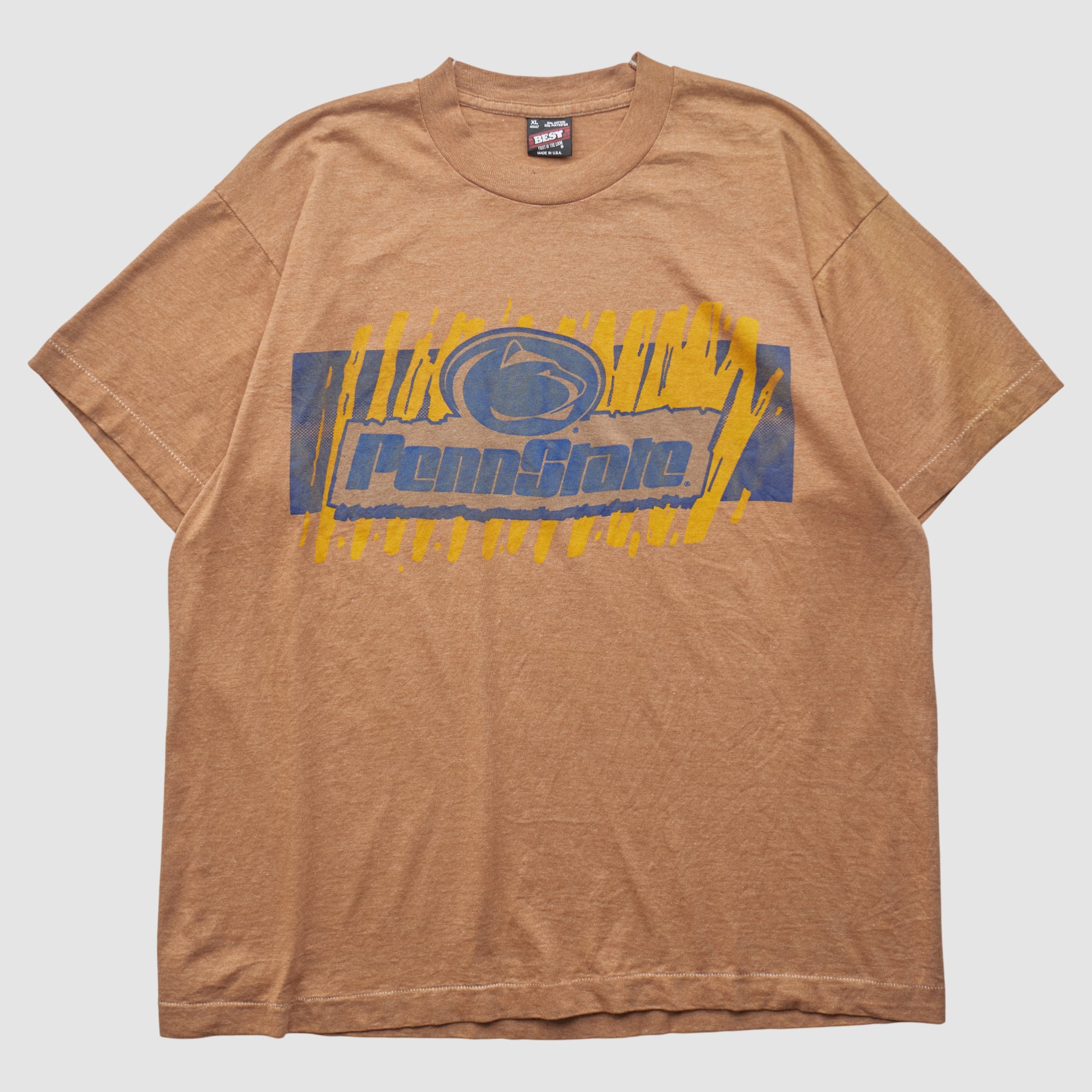Pennsylvania Quakers Fruit of the Loom 90s T-shirt - Clay - L