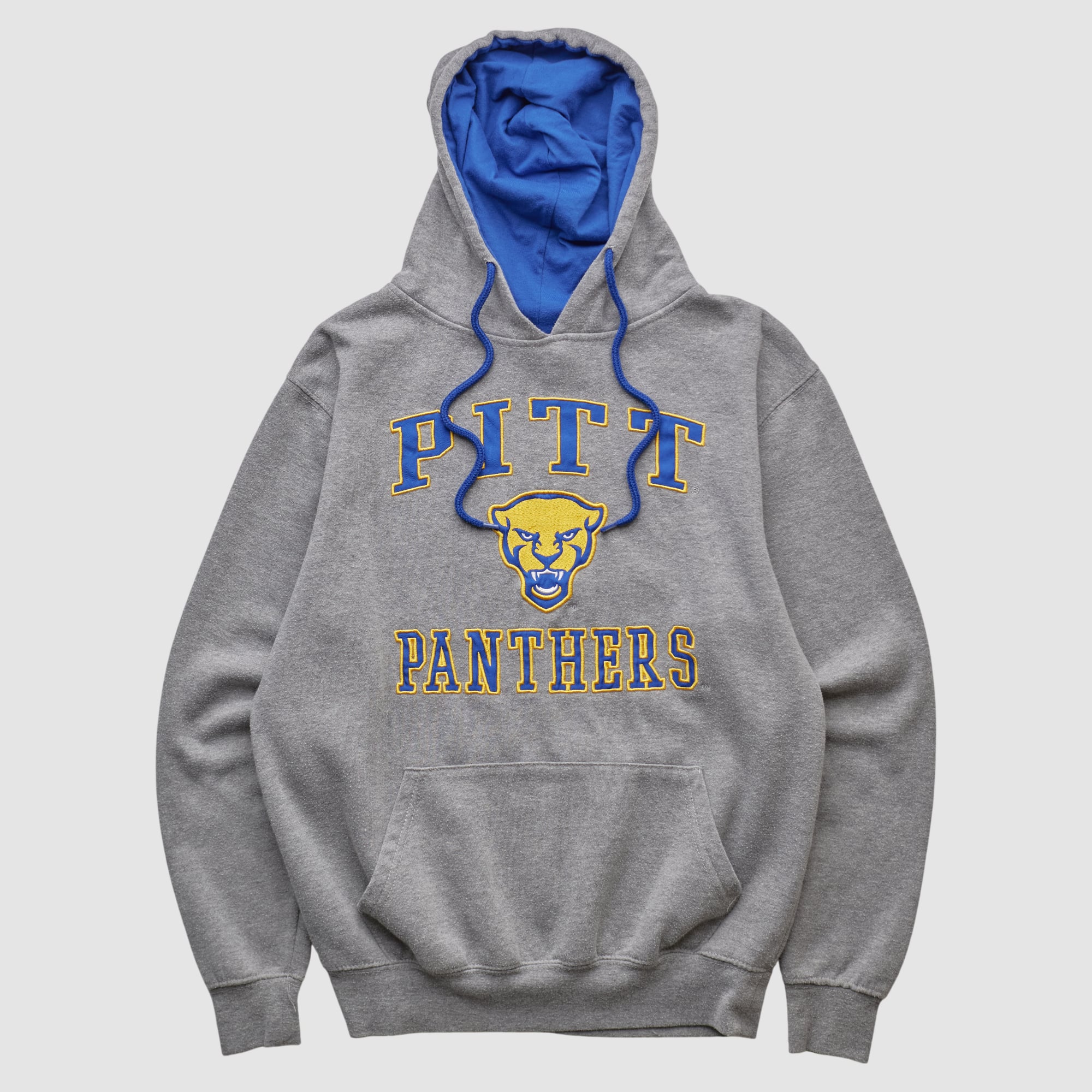 Pitt Panthers Colosseum 2010s Hooded Pullover Sweatshirt - Heather Gray - S