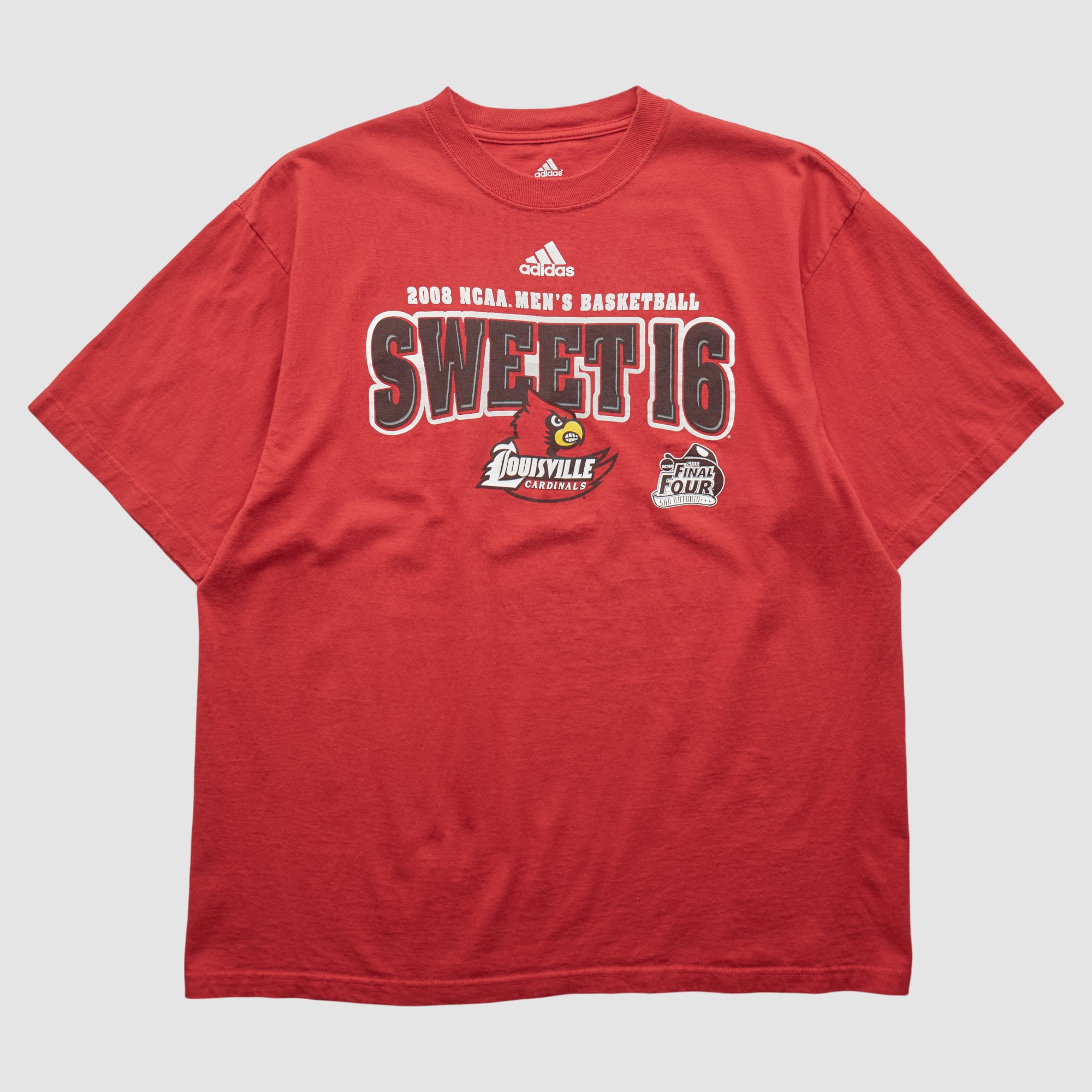 Louisville Cardinals Adidas 2008 T-shirt - Red - M