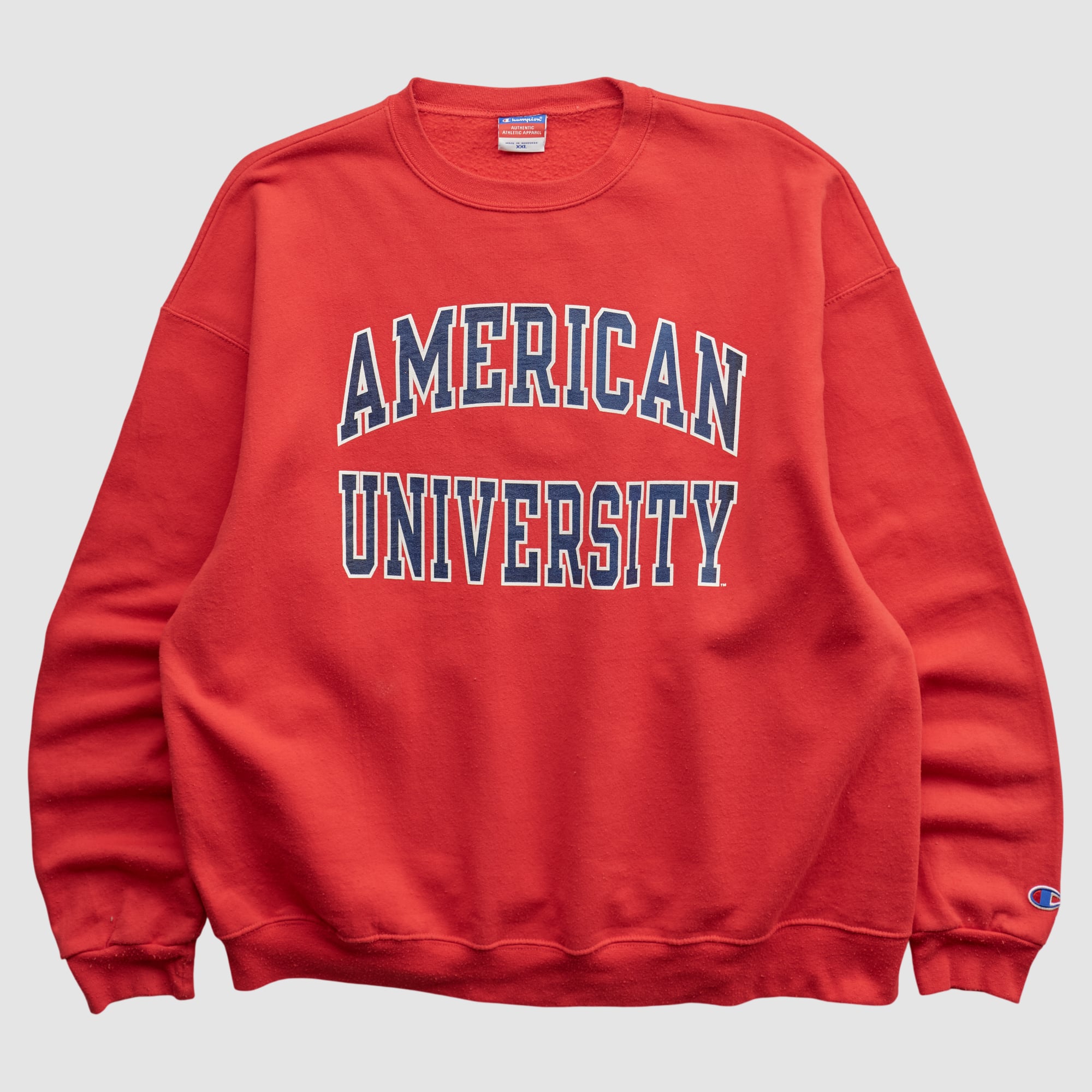 American Eagles Champion 2000s Pullover Sweatshirt - Red - XL
