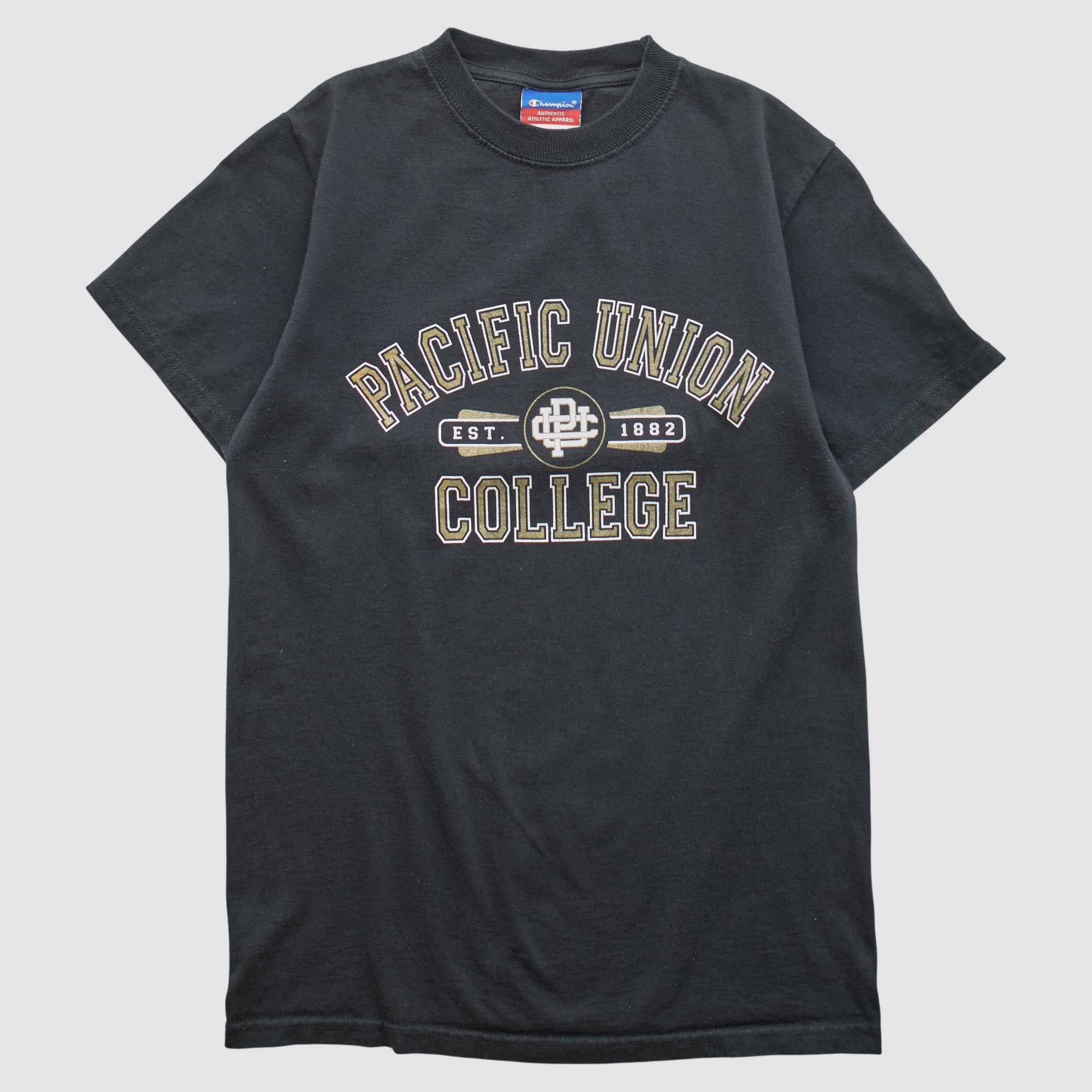 Pacific Union College Pioneers Champion 2000s T-shirt - Black - XS