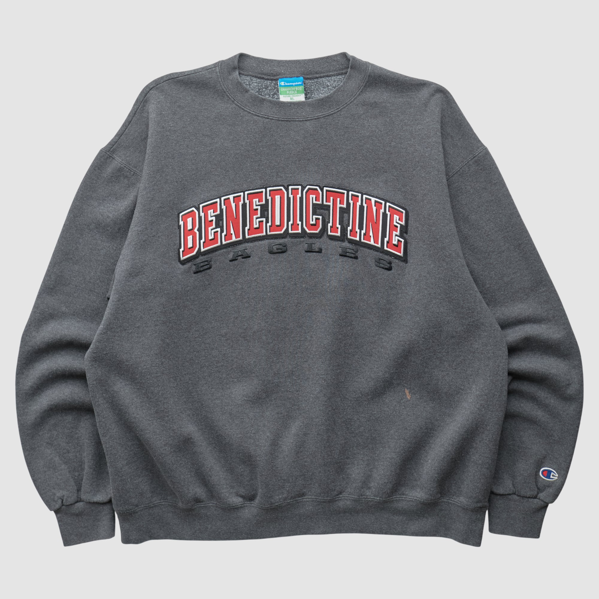 Benedictine at Mesa Redhawks Champion 2010s Pullover Sweatshirt - Dark Heather Gray - XL