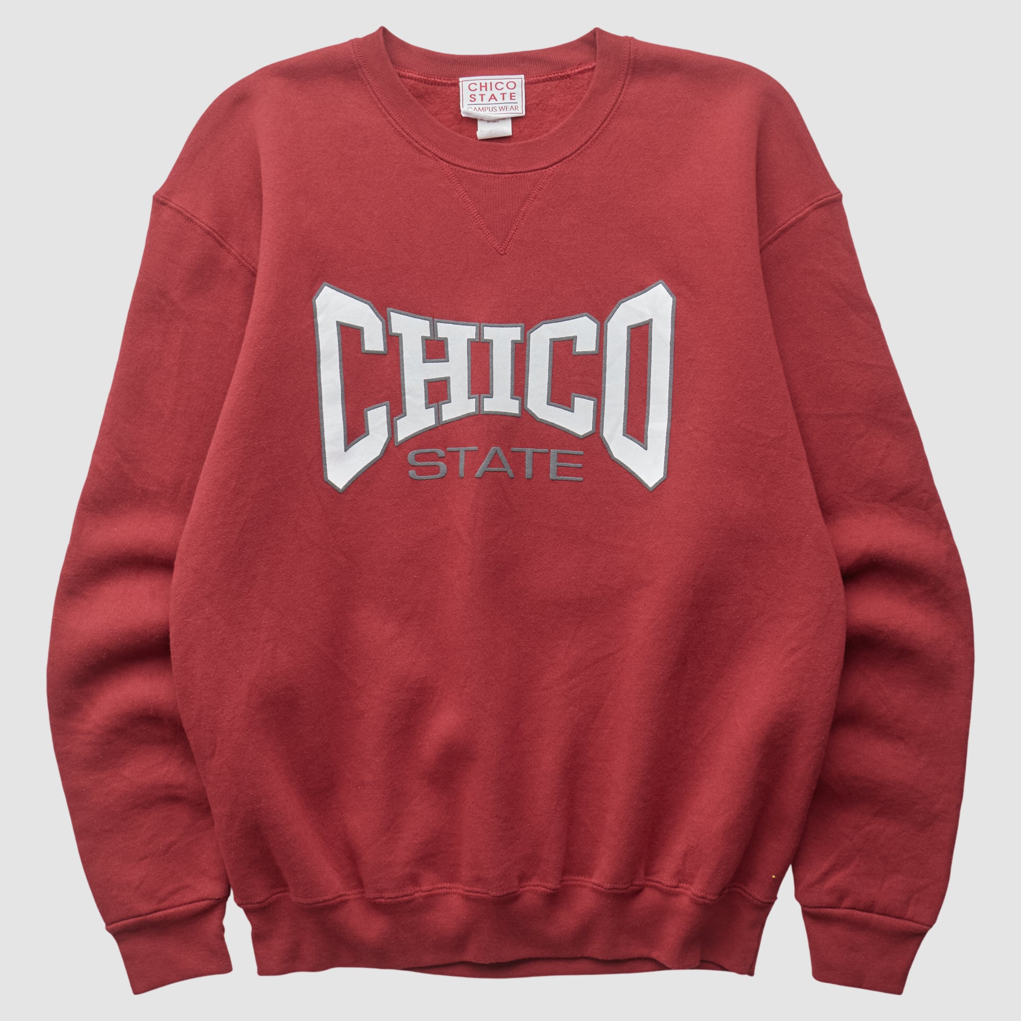 Cal State Chico Wildcats Chico State Campus Wear 2000s Pullover Sweatshirt - Red - S