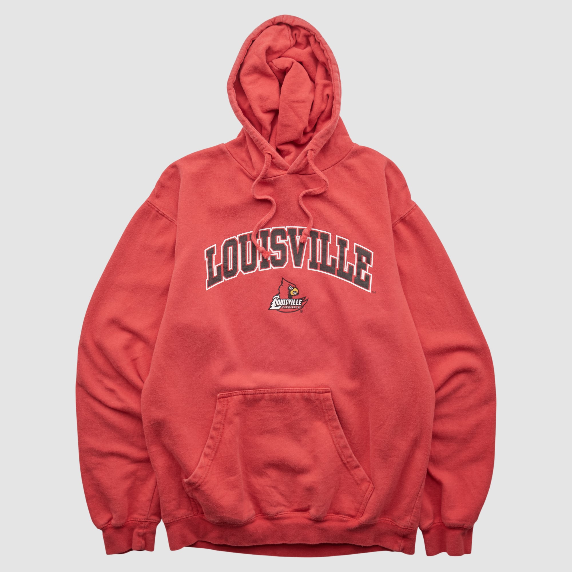 Louisville Cardinals NCAA 2000s Hooded Pullover Sweatshirt - Red - S