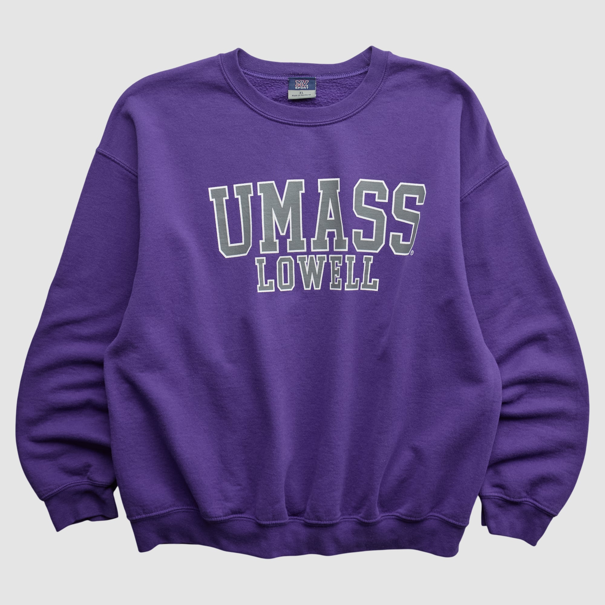 UMass Lowell River Hawks MV Sport 2000s Sweatshirt - Purple - XL