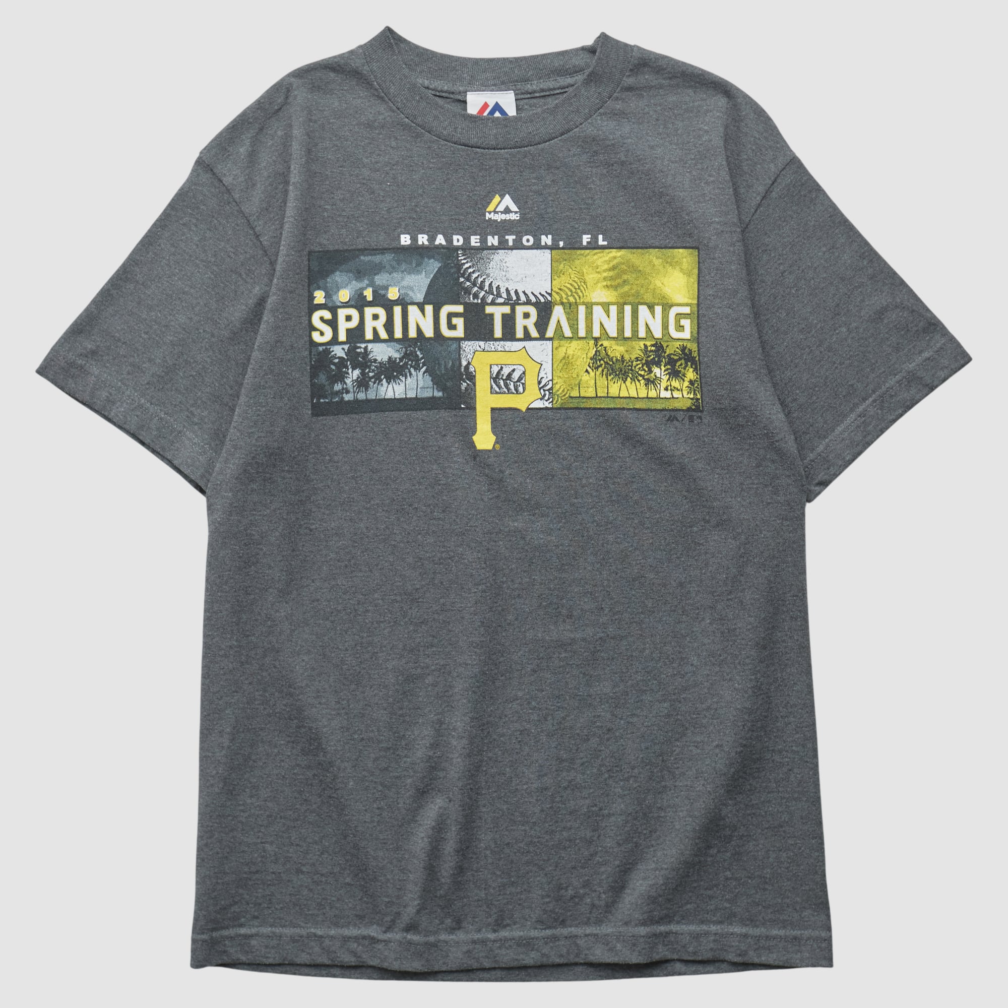 Pittsburgh Pirates Majestic 2015 T-shirt - Dark Heather Gray - S