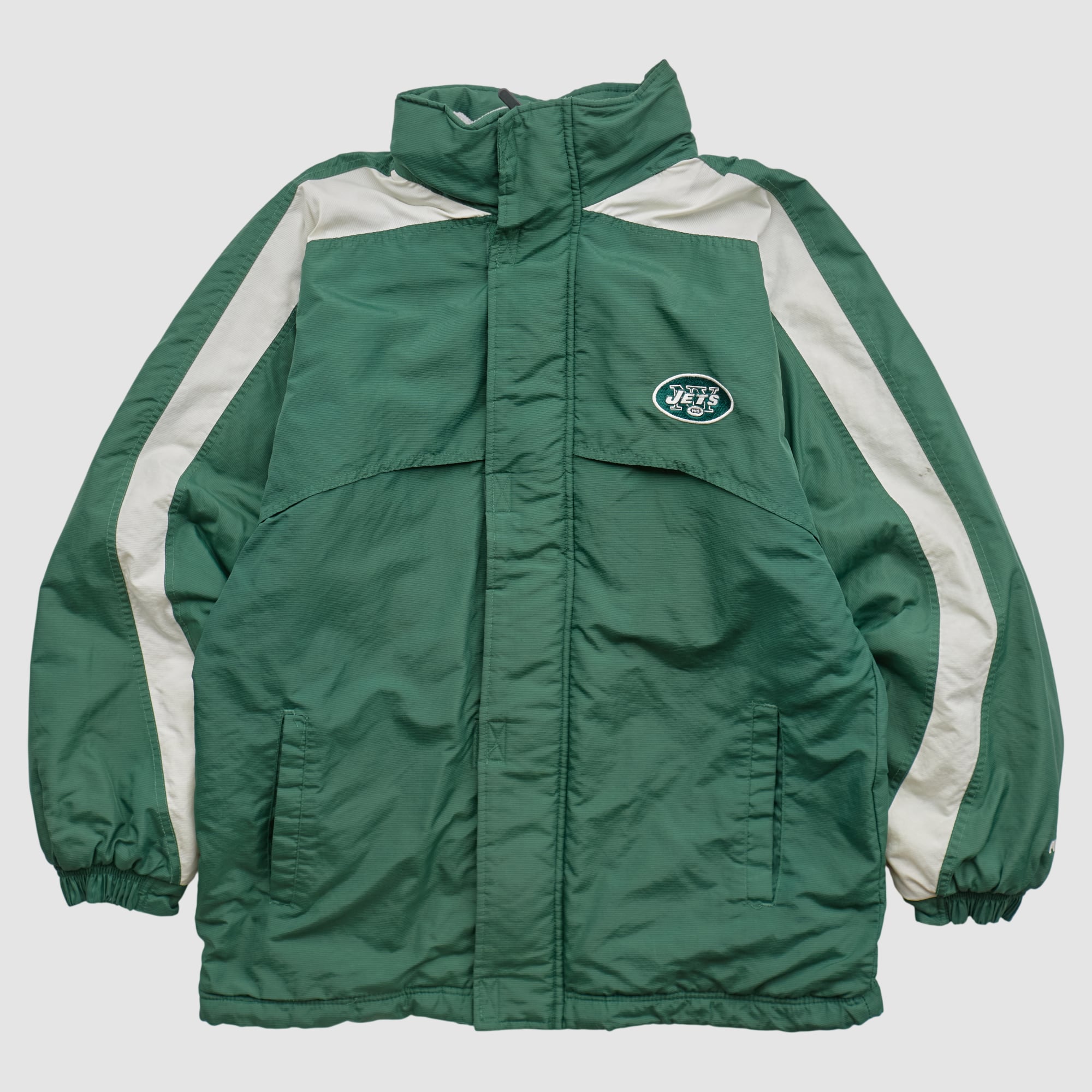New York Jets Puma 2000s Full Zip Jacket - Green - L