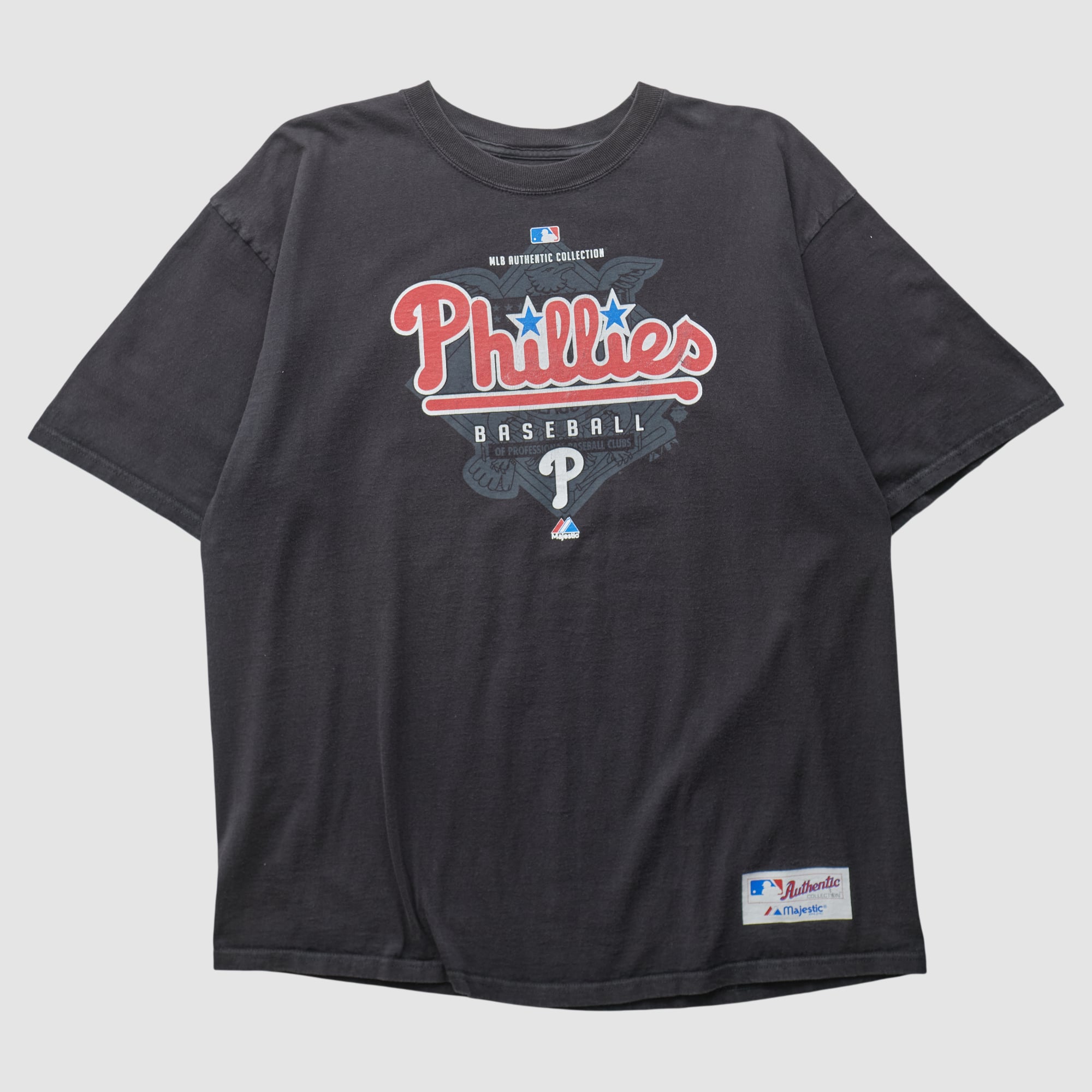Philadelphia Phillies Majestic 2000s T-shirt - Black - 2XL