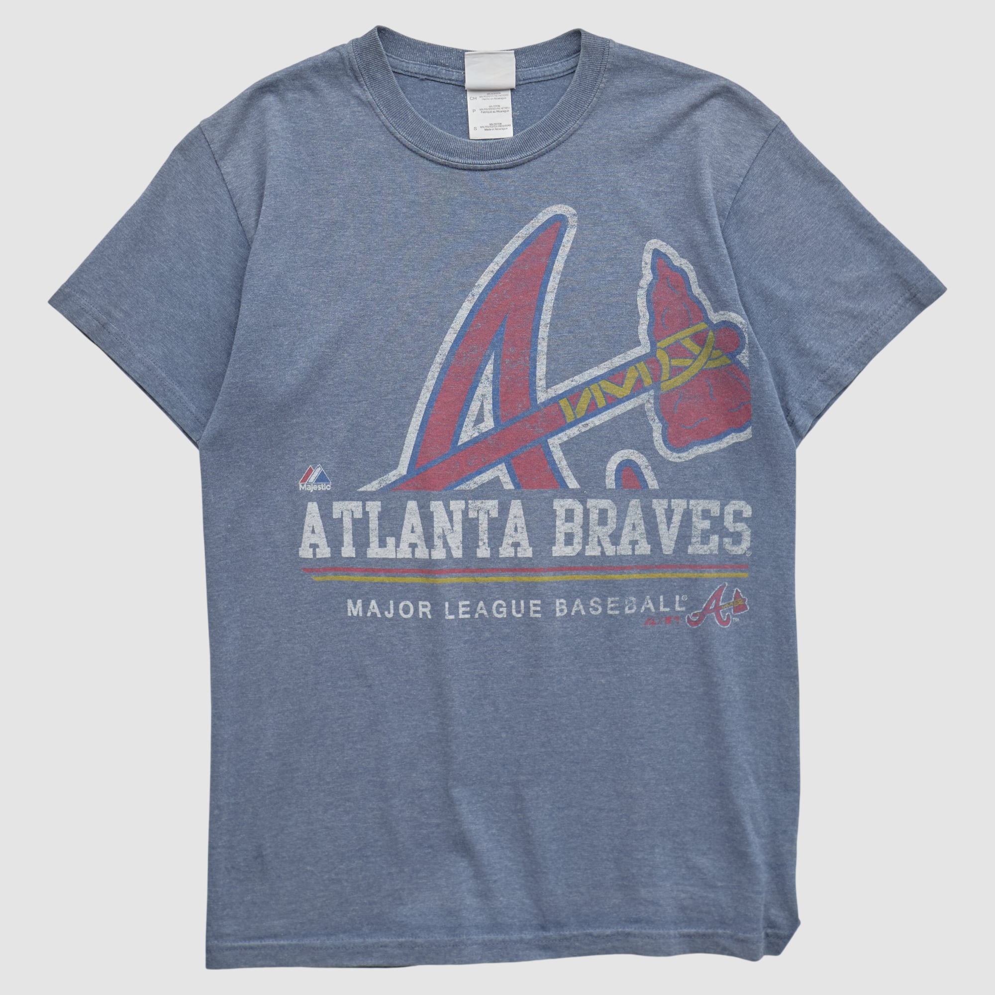Atlanta Braves Majestic 2010s T-shirt - Blue - XS