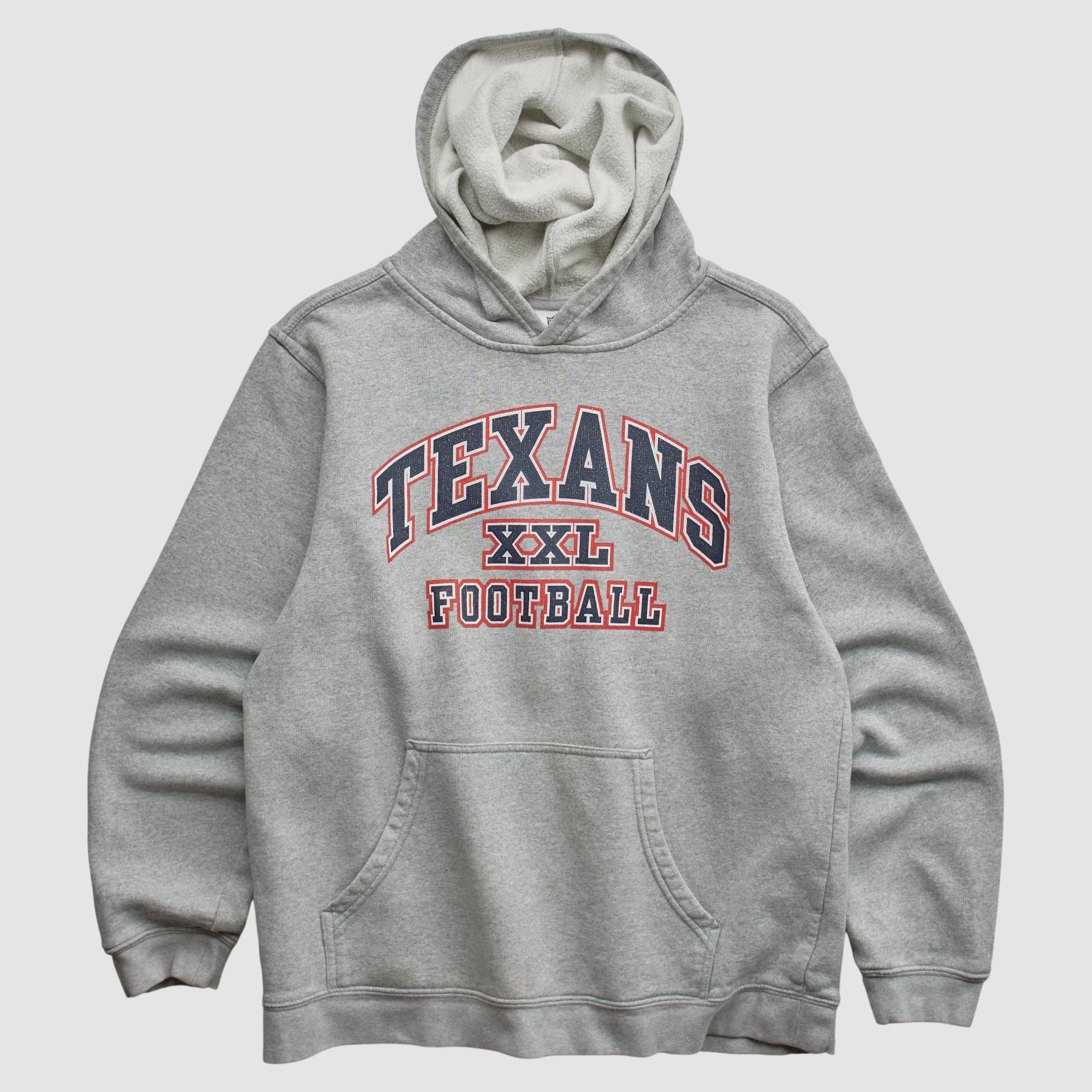 Houston Texans NFL 2010s Hooded Pullover Sweatshirt - Heather Gray - Yth XL