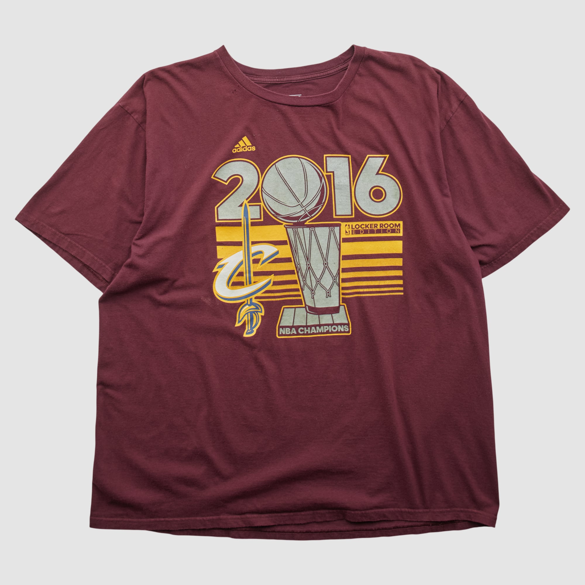 Cleveland Cavaliers Adidas 2016 T-shirt - Maroon - XL