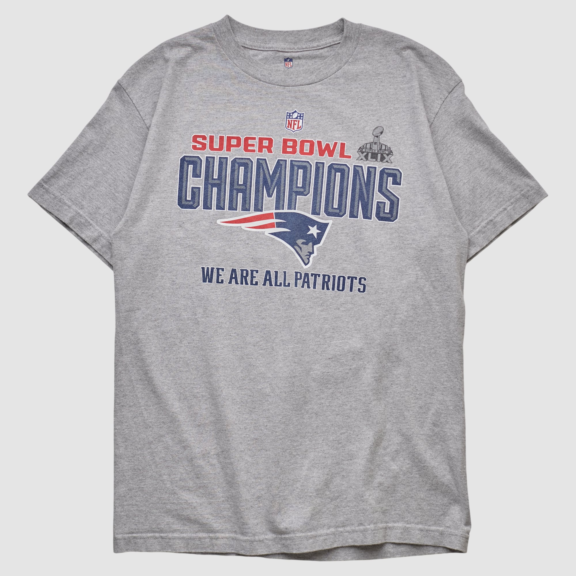 New England Patriots NFL 2015 T-shirt - Heather Gray - S