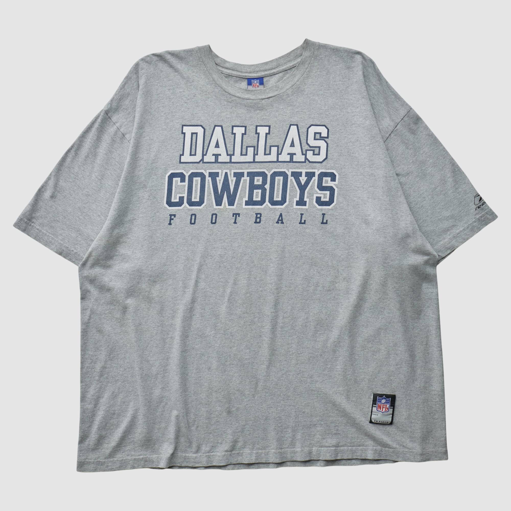 Dallas Cowboys Reebok 2000s T-shirt - Heather Gray - 3XL
