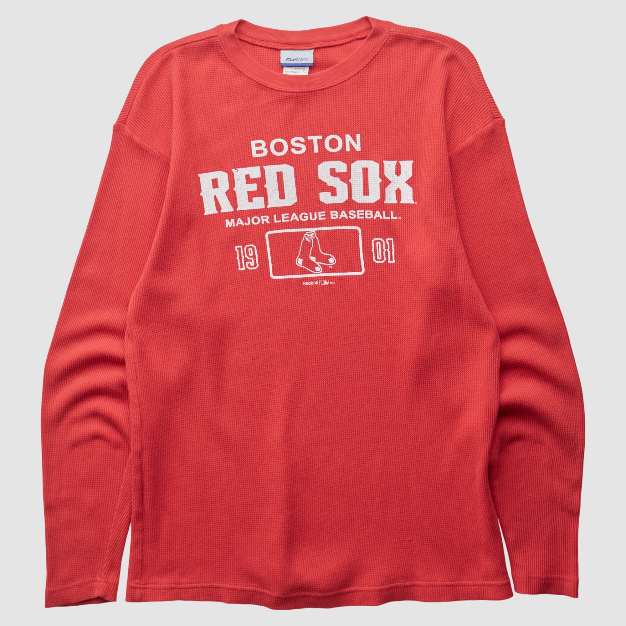 Boston Red Sox Reebok 2000s Long Sleeve Top - Red - L