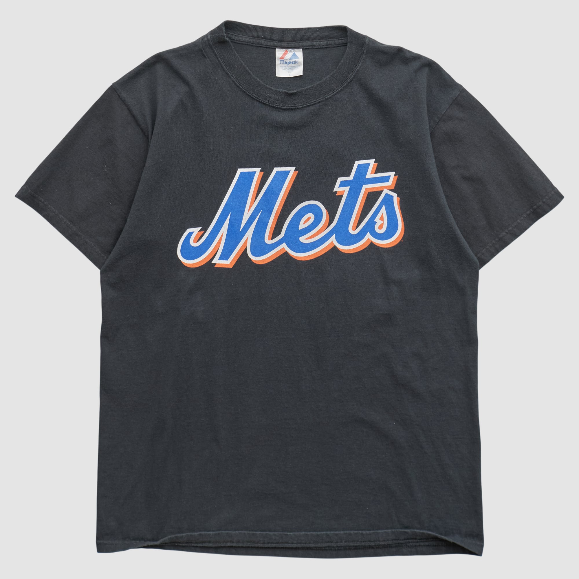 New York Mets Majestic 2000s T-shirt - Black - S