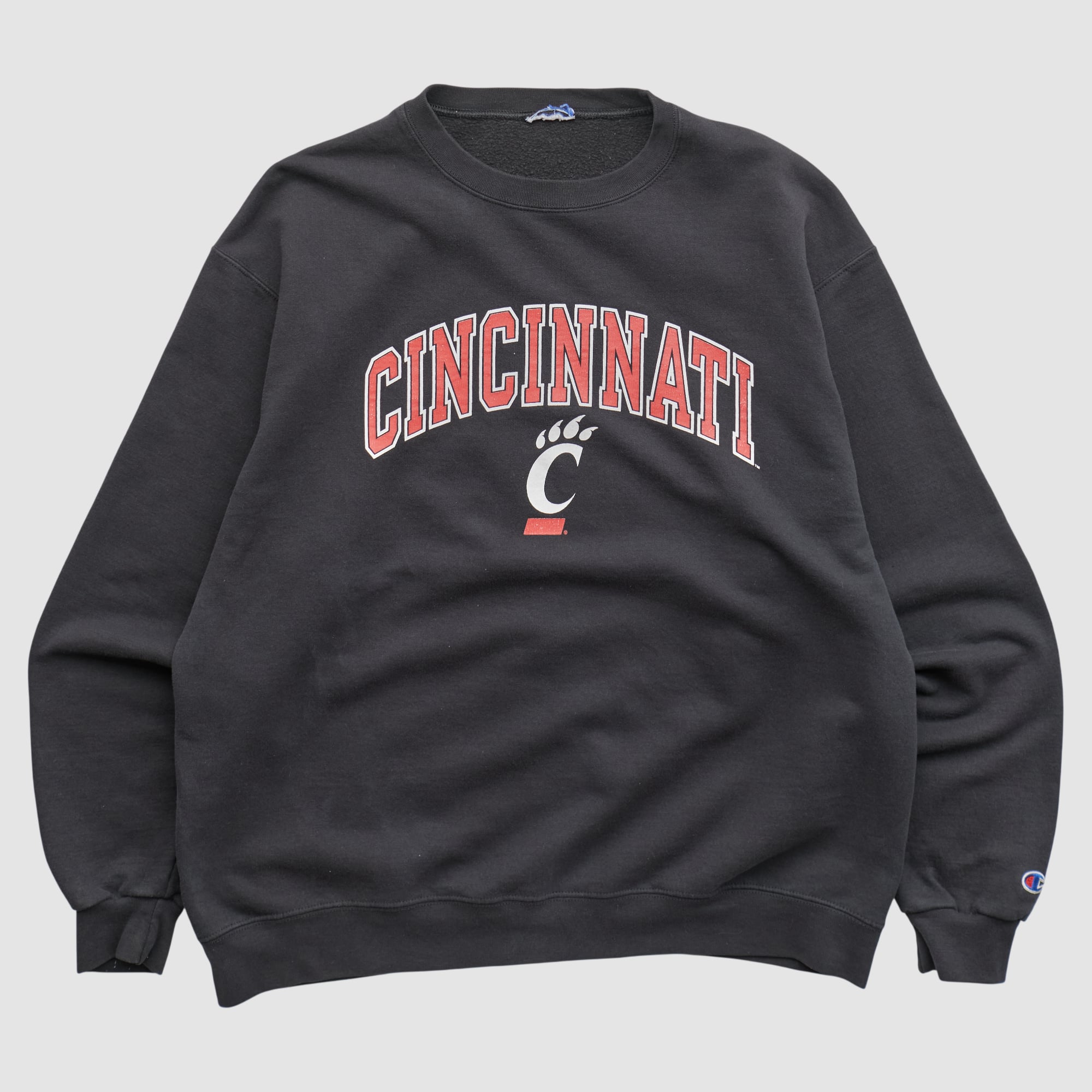 Cincinnati Bearcats Champion 2000s Pullover Sweatshirt - Black - M