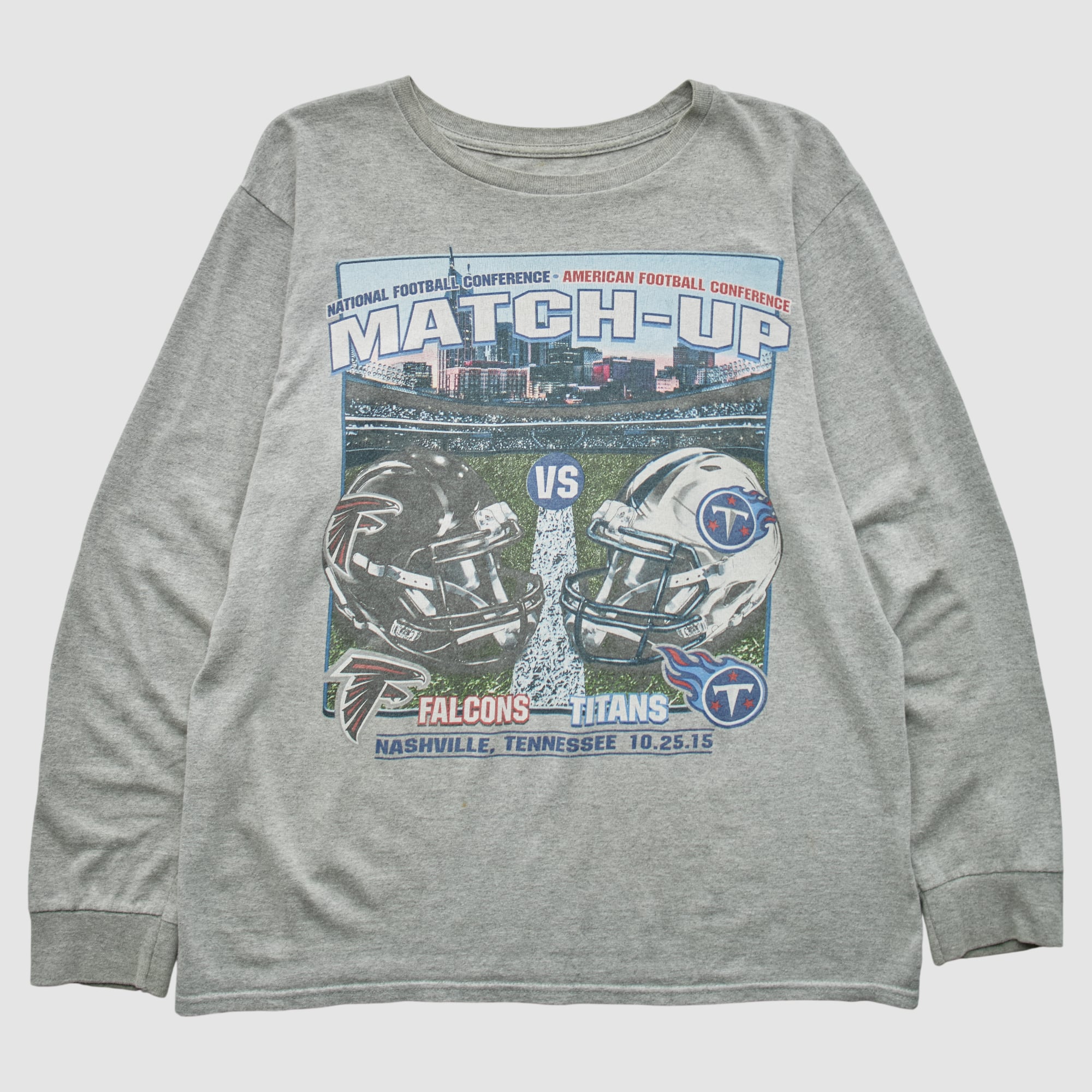 Match-Up Majestic 2015 Long Sleeve T-shirt - Heather Gray - L