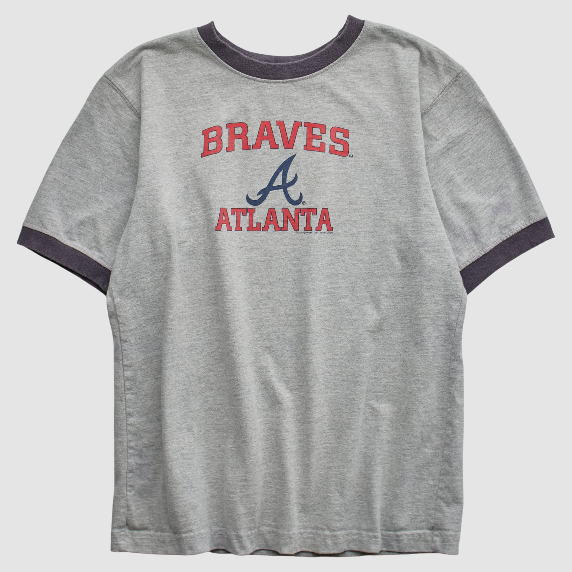 Atlanta Braves Genuine Merchandise 2000s T-shirt - Heather Gray - S