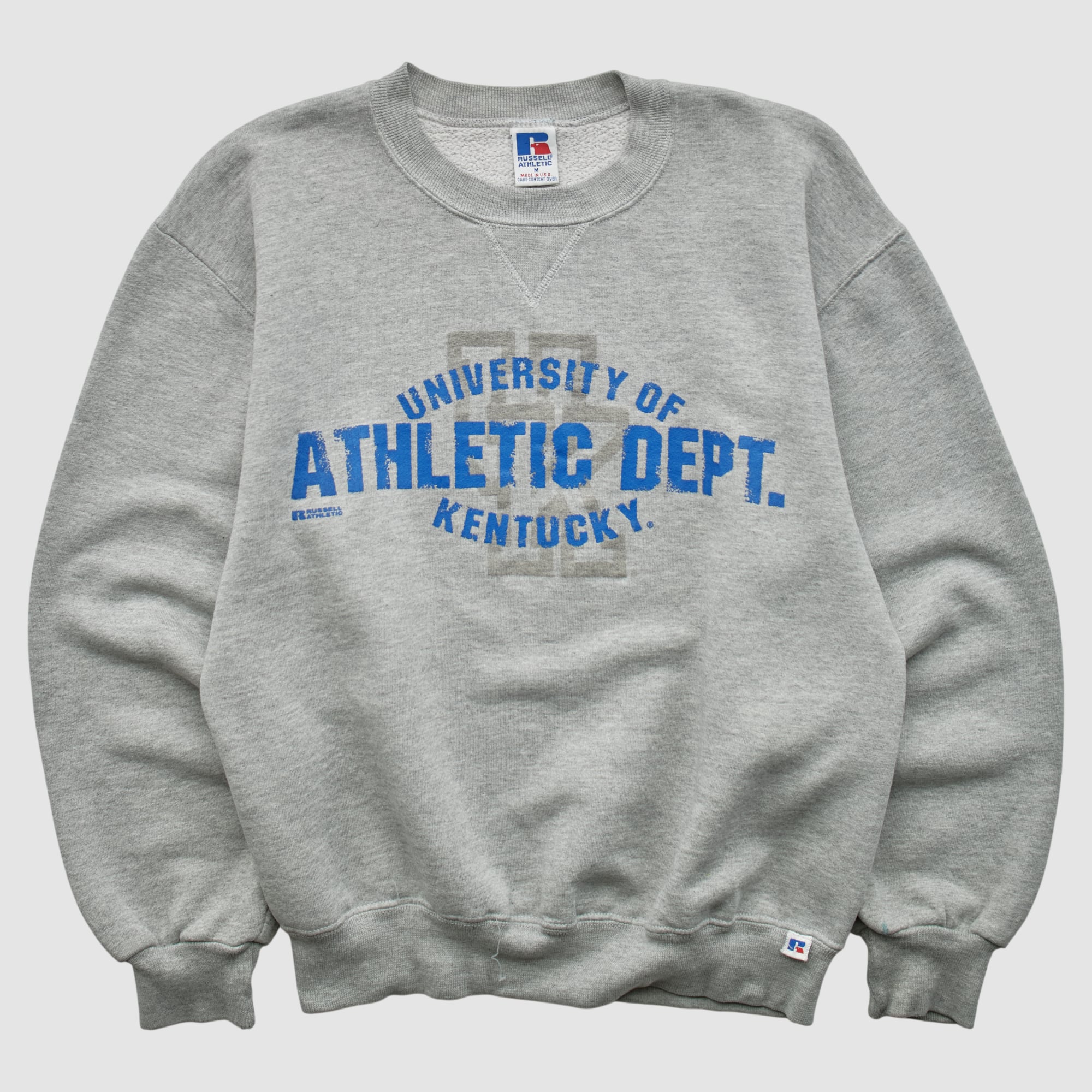 Kentucky Wildcats Russell 90s Pullover Sweatshirt - Heather Gray - XS