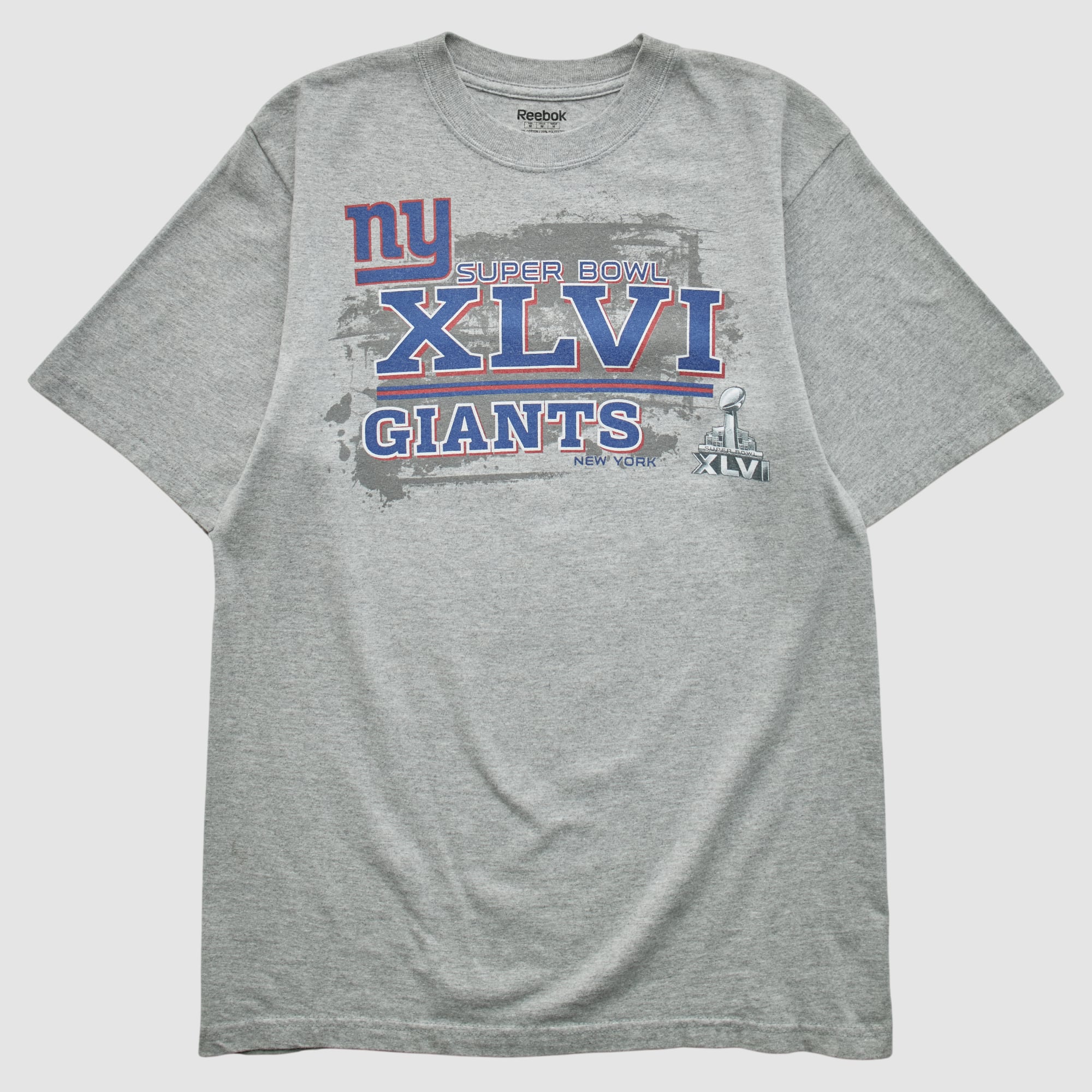 New York Giants Reebok 2012 T-shirt - Heather Gray - S