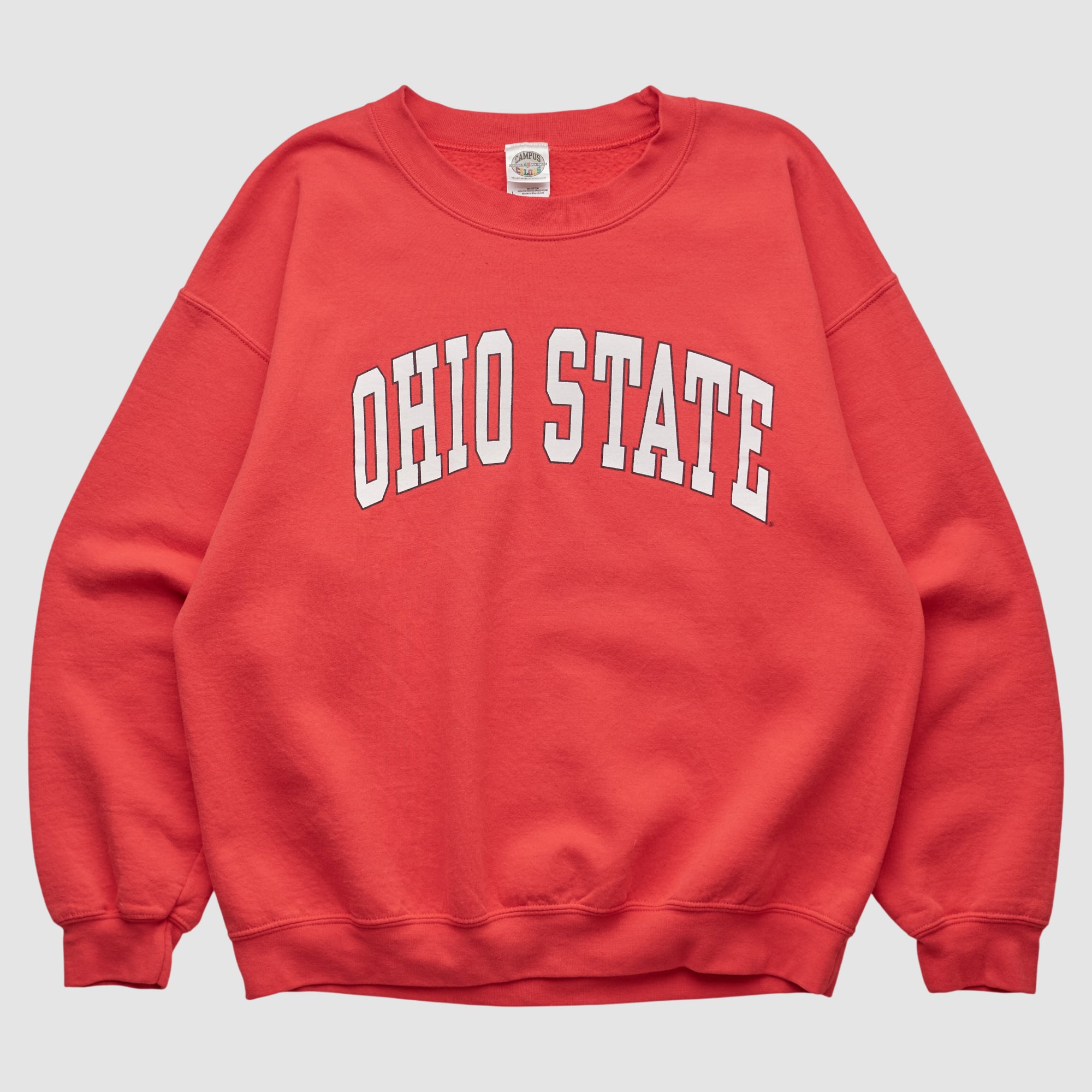 Ohio State Buckeyes Collegiate Colors 2000s Pullover Sweatshirt - Red - XS