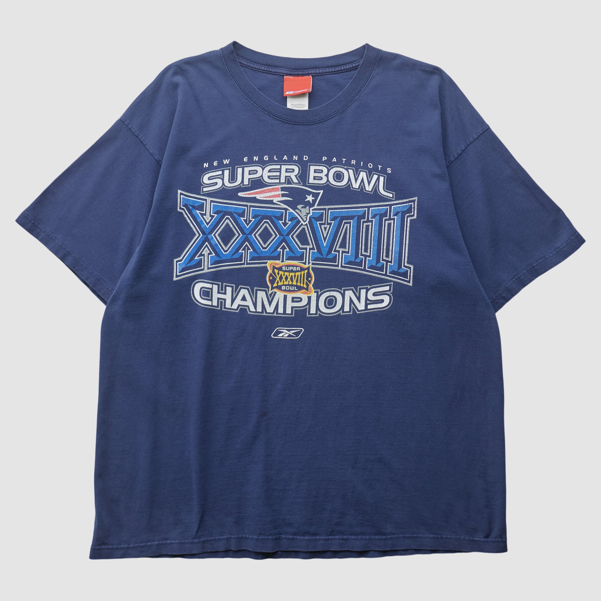 New England Patriots Reebok 2004 T-shirt - Navy - 2XL