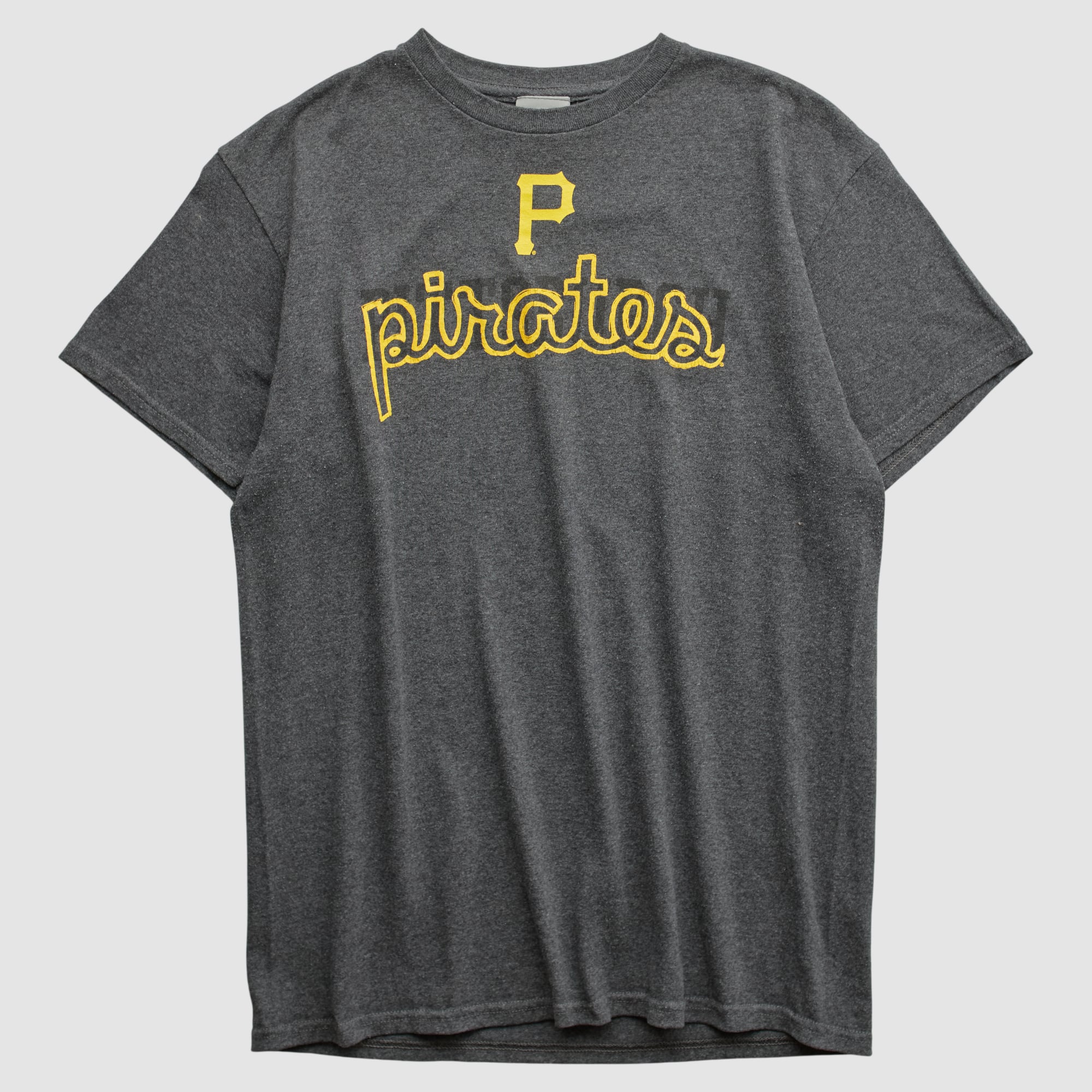 Pittsburgh Pirates Genuine Merchandise 2000s T-shirt - Dark Heather Gray - XS