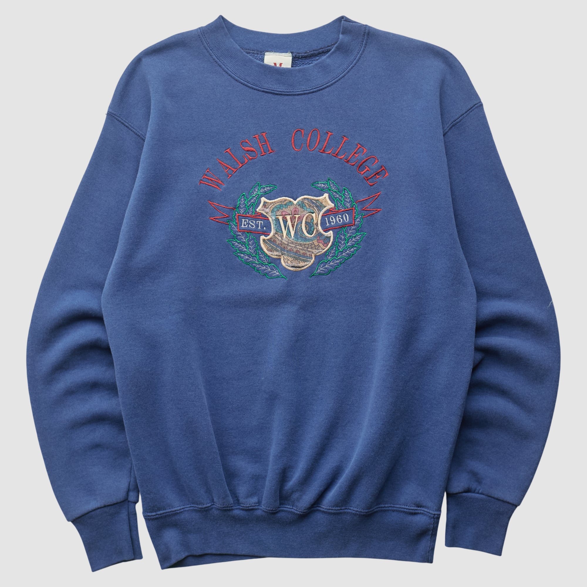 Walsh Cavaliers M Gribble 90s Pullover Sweatshirt - Blue - XS