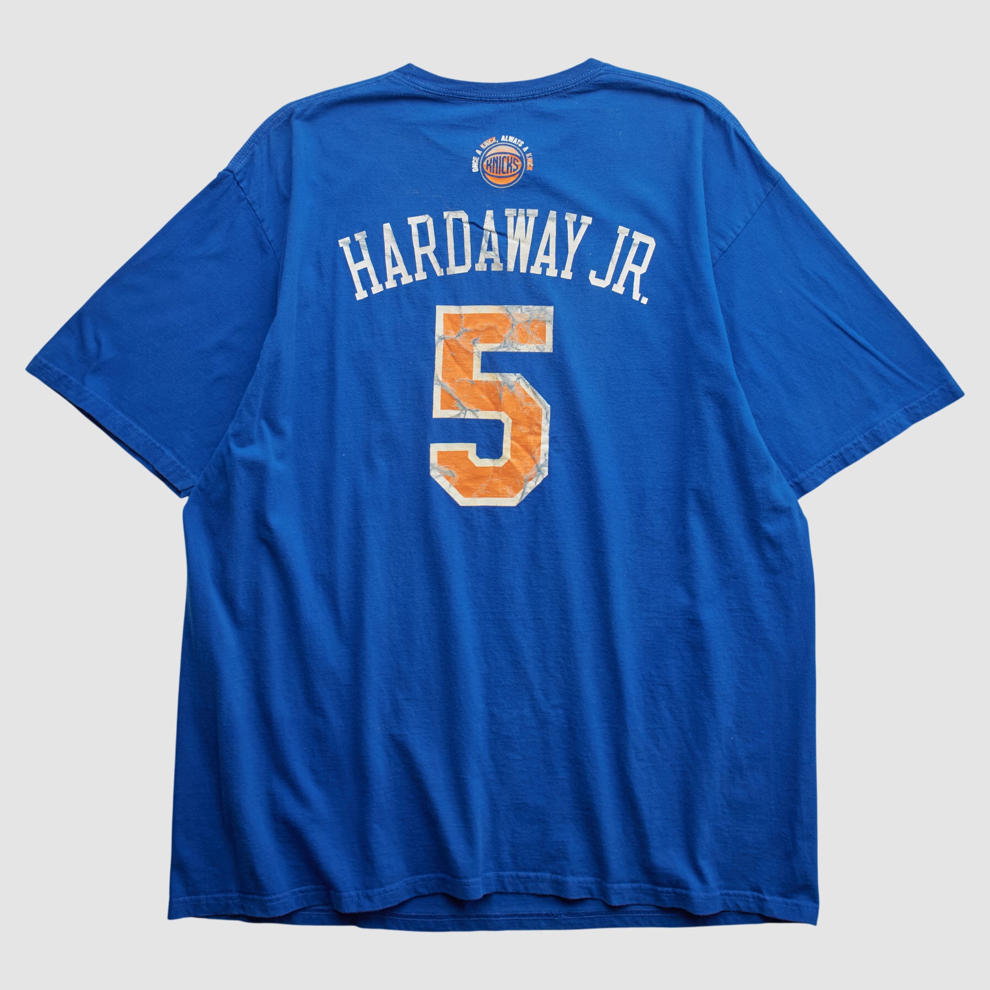 New York Knicks Adidas 2010s T-shirt - Blue - XL