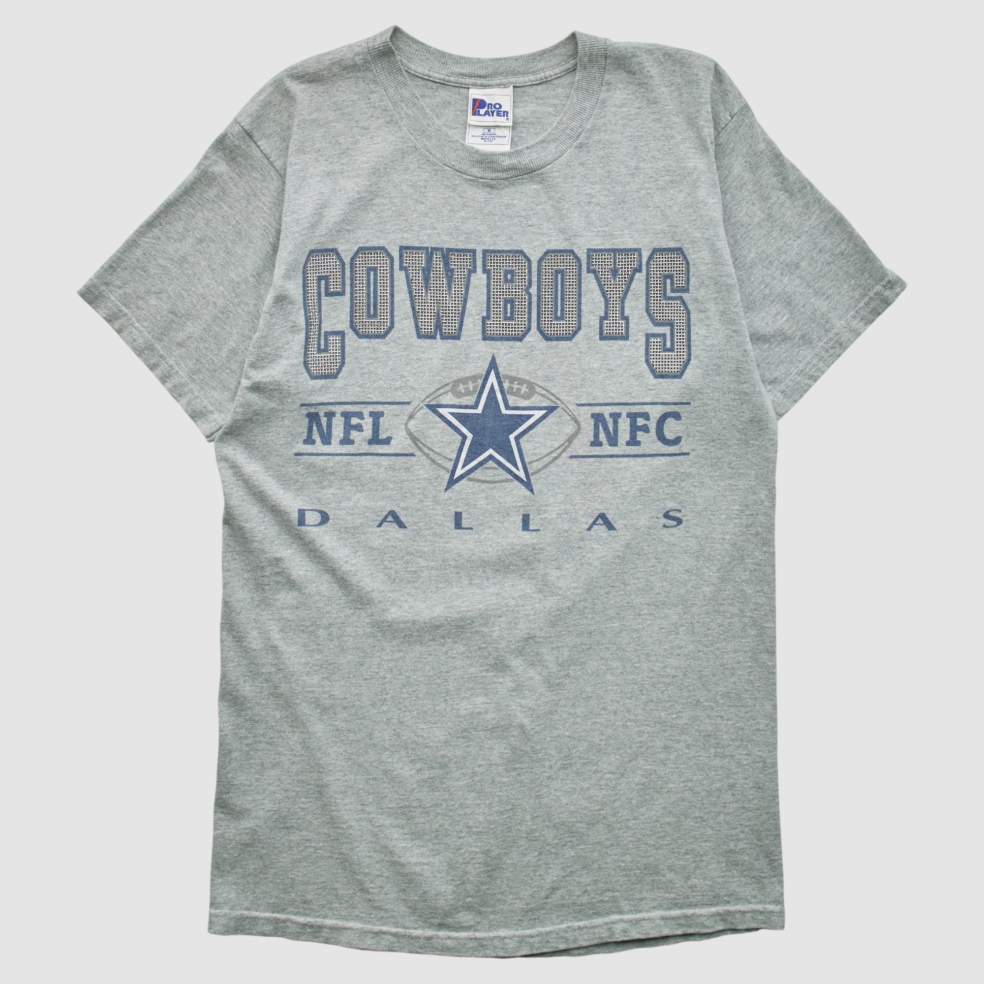 Dallas Cowboys Pro Player 90s T-shirt - Heather Gray - S