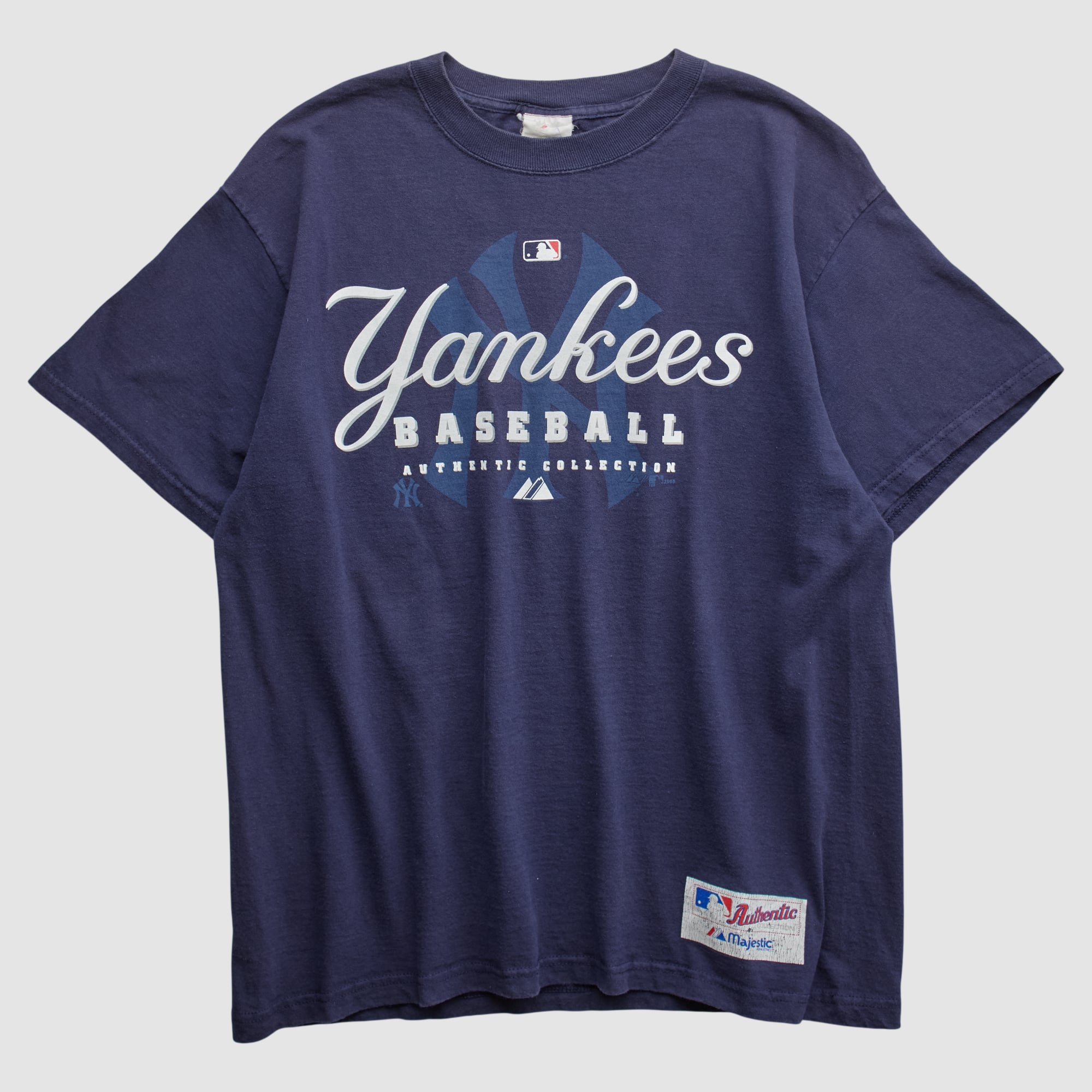 New York Yankees Majestic 2000s T-shirt - Navy - M
