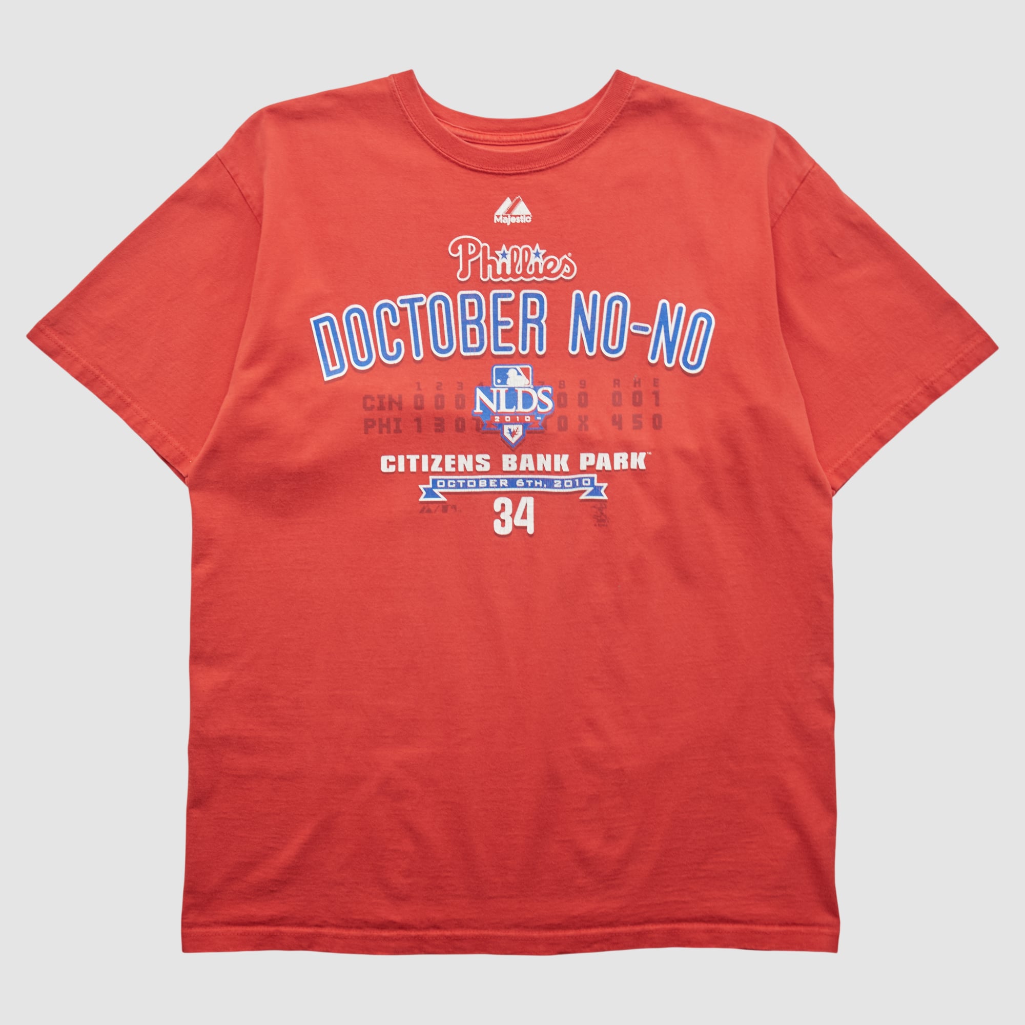 Philadelphia Phillies Majestic 2010 T-shirt - Red - M