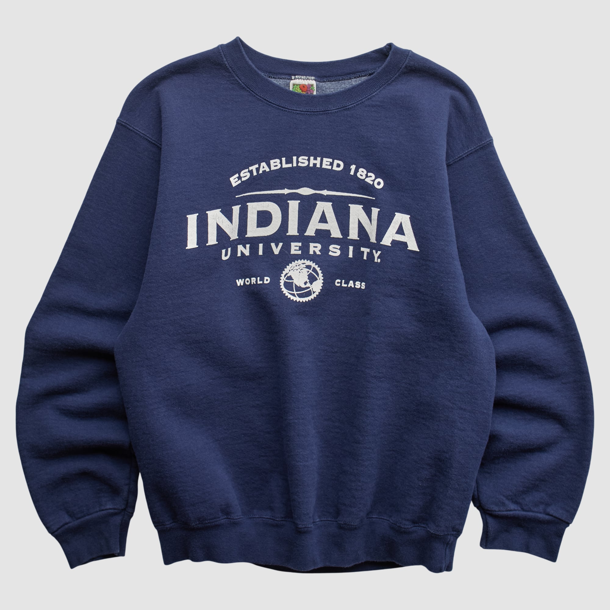 Indiana University of Pennsylvania Crimson Hawks Fruit of the Loom 2000s Pullover Sweatshirt - Navy - XXS