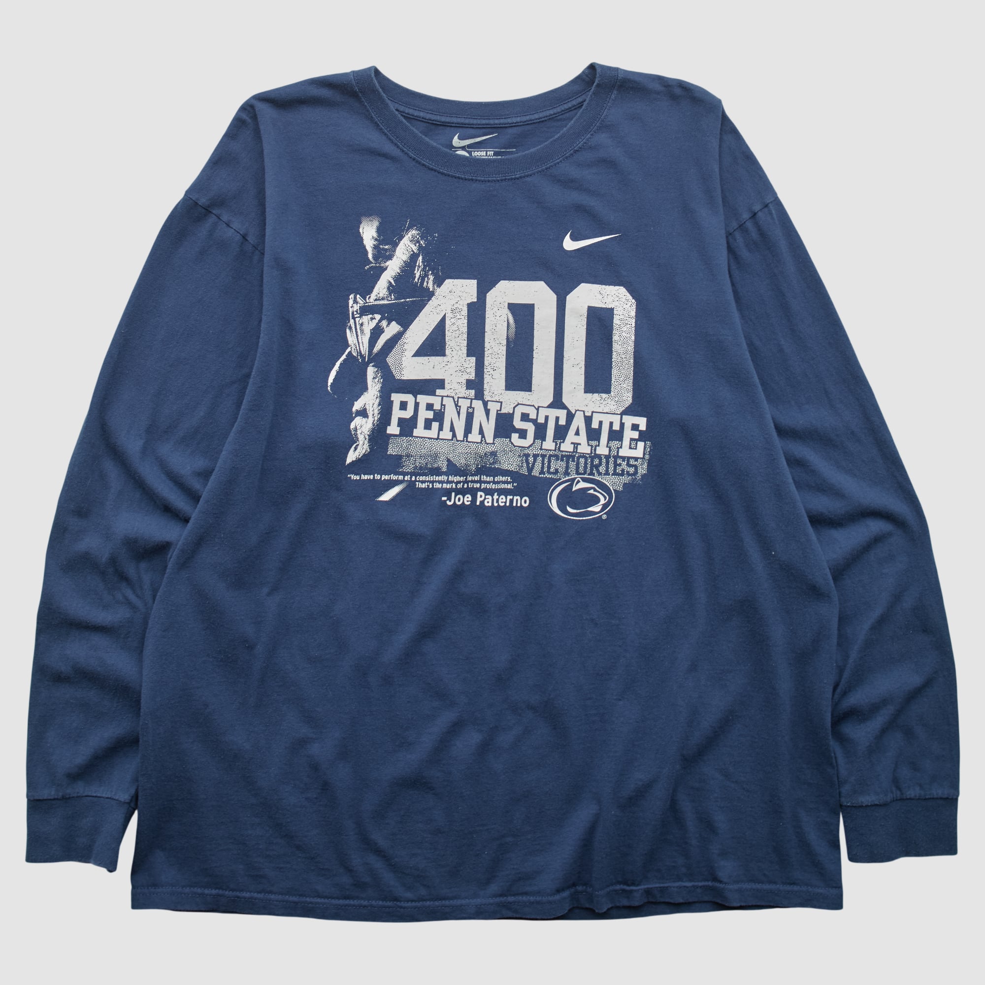 Penn State Nittany Lions Nike 2010s Long Sleeve T-shirt - Navy - 2XL