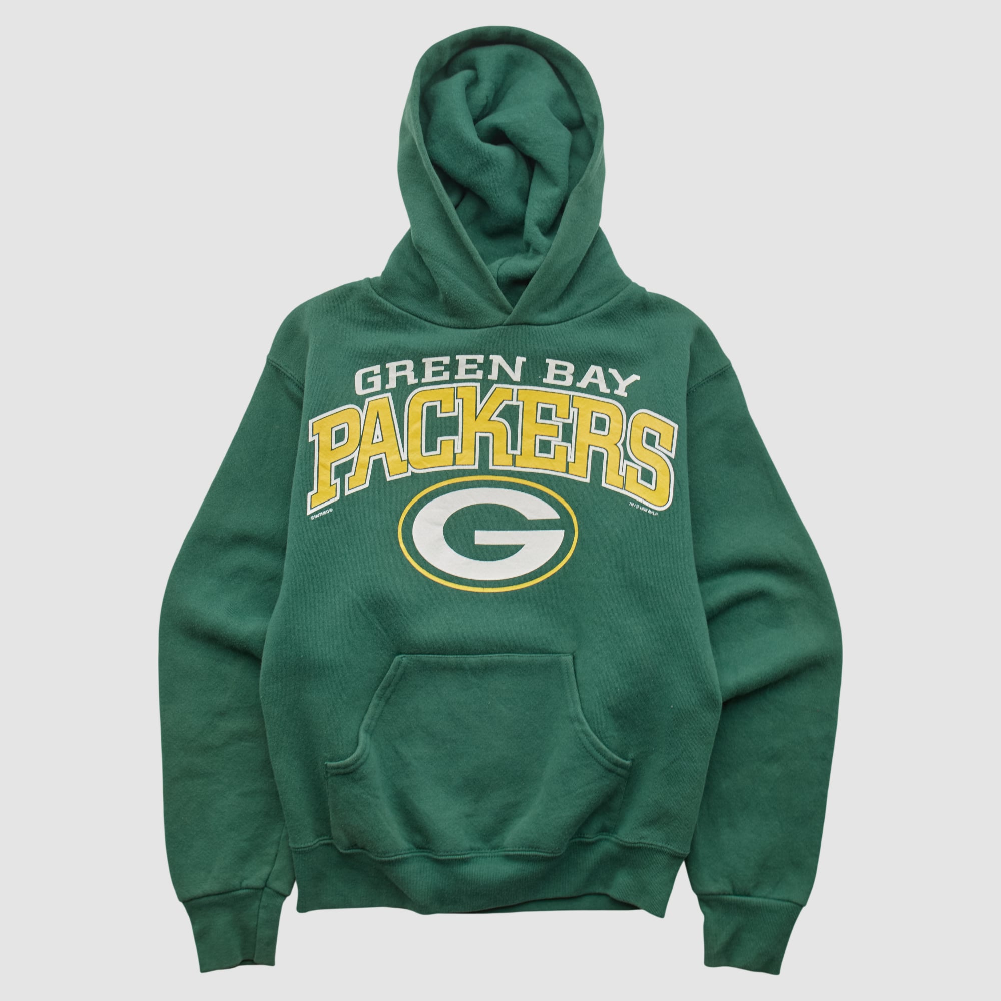 Green Bay Packers 2000s Hooded Pullover Sweatshirt - Green - Yth M