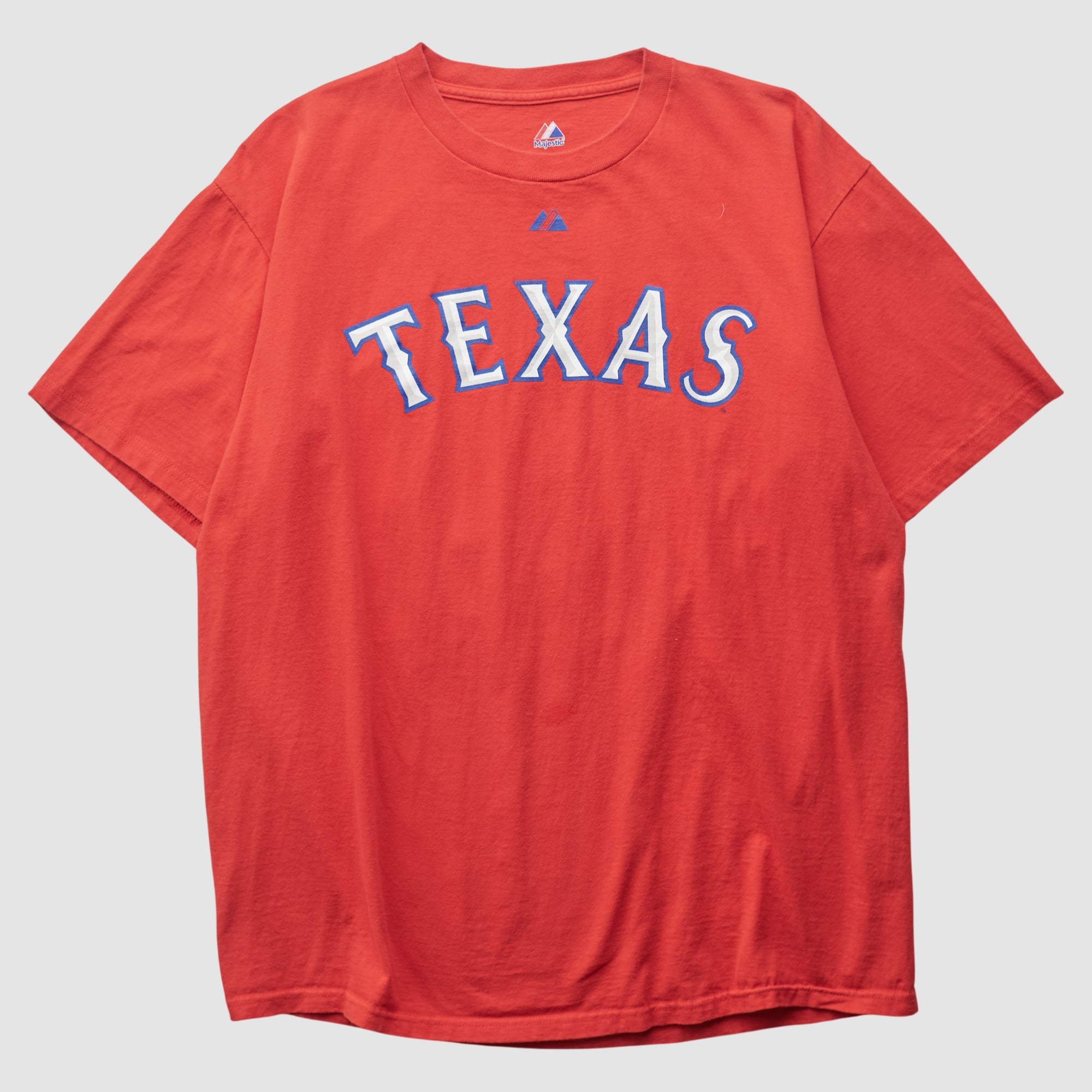 Texas Rangers Majestic 2010s T-shirt - Red - M