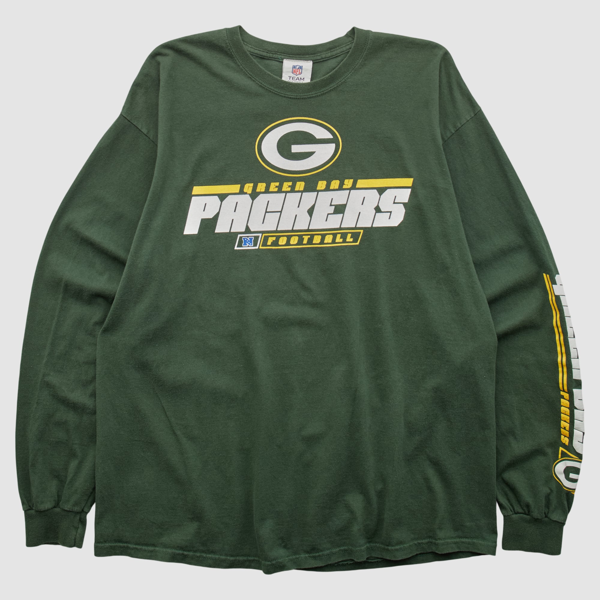 Green Bay Packers NFL 2010s Long Sleeve T-shirt - Green - XL