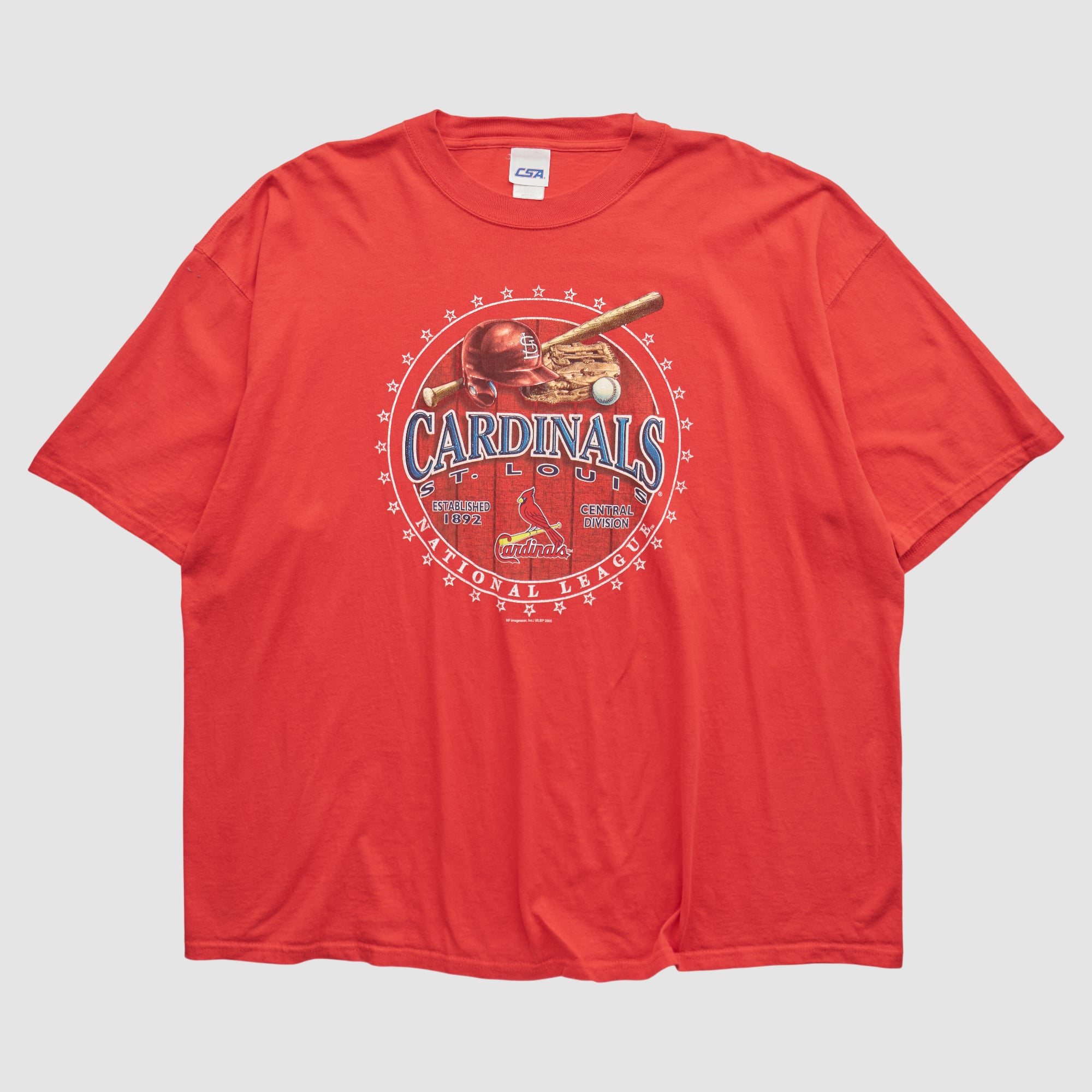 St. Louis Cardinals CSA 2000s T-shirt - Red - 3XL