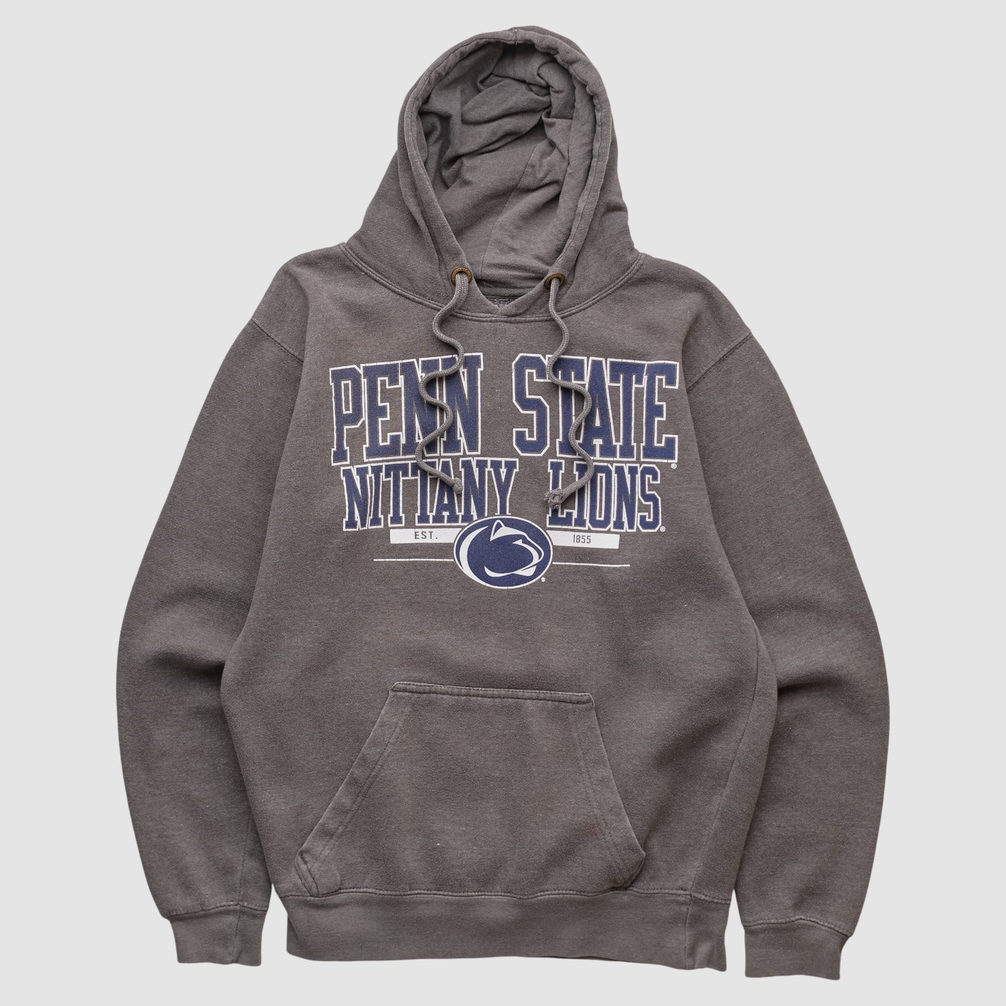Penn State Nittany Lions J America Sportswear 2010s Hooded Pullover Sweatshirt - Dark Heather Gray - XXS