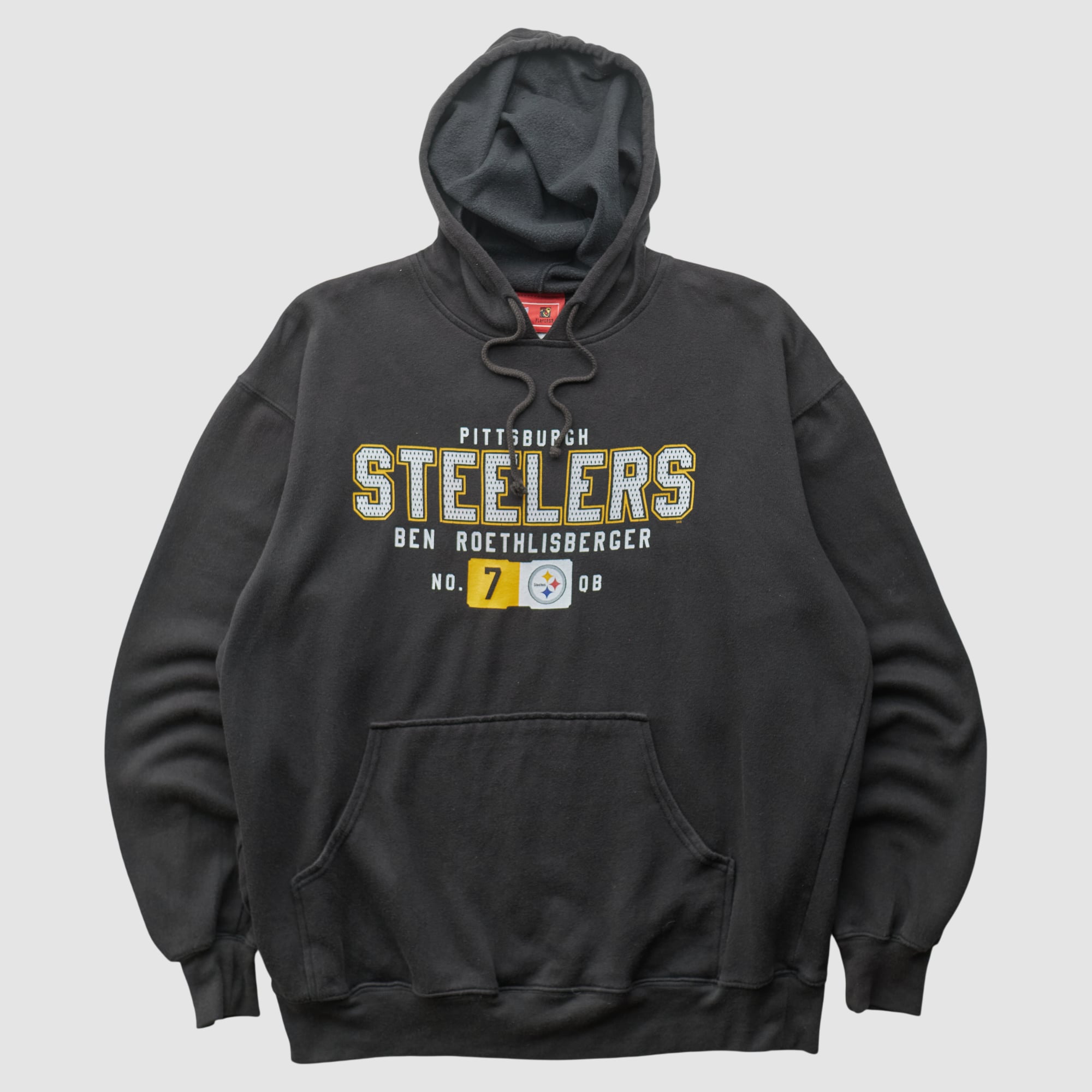 Pittsburgh Steelers NFL 2000s Hooded Pullover Sweatshirt - Black - L