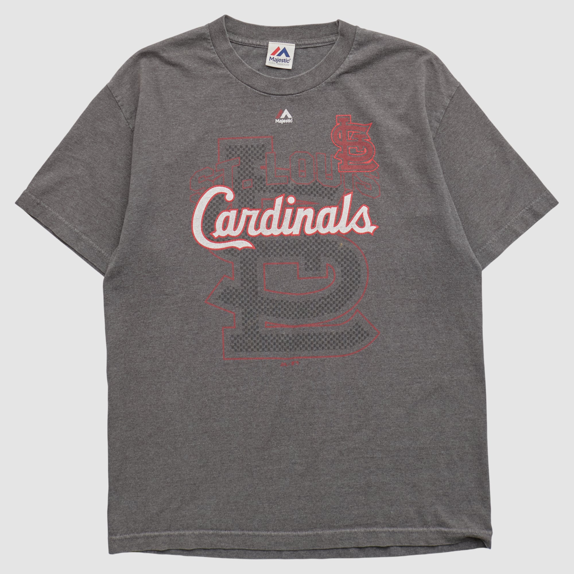 St. Louis Cardinals Majestic 2010s T-shirt - Charcoal - L
