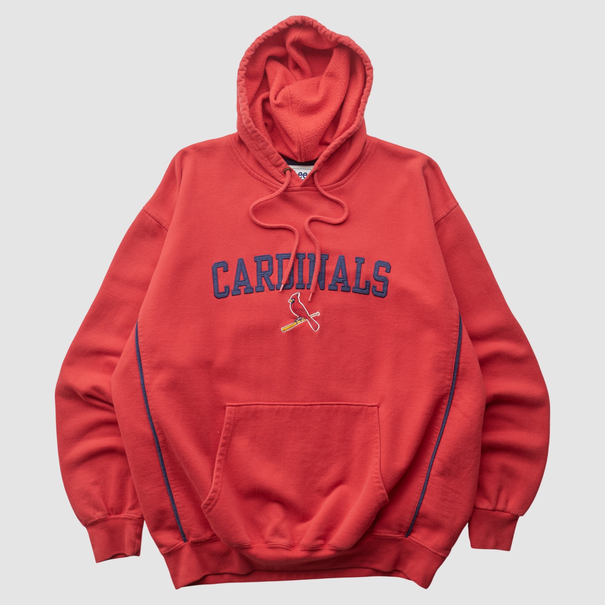 St. Louis Cardinals Lee Apparel 2000s Hooded Pullover Sweatshirt - Red - L