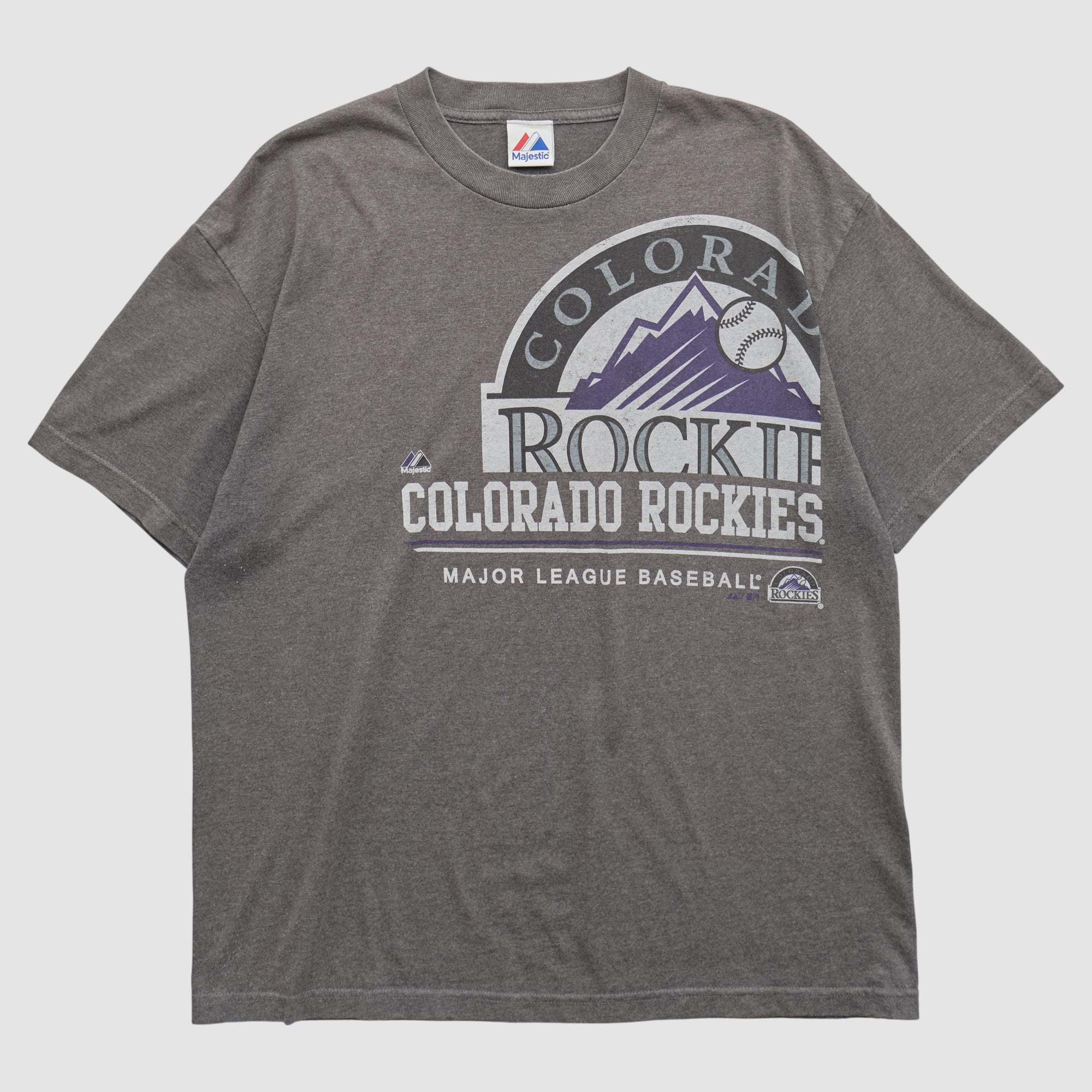 Colorado Rockies Majestic 2010s T-shirt - Charcoal - XL