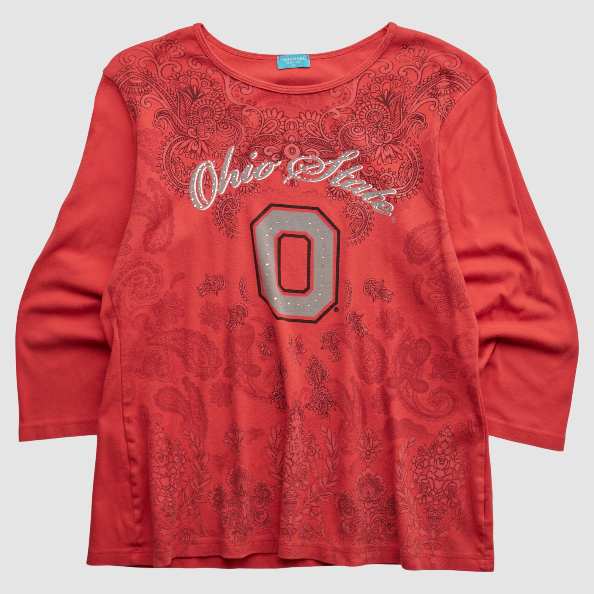 Ohio State Buckeyes P. Michael 2000s T-shirt - Red - XL