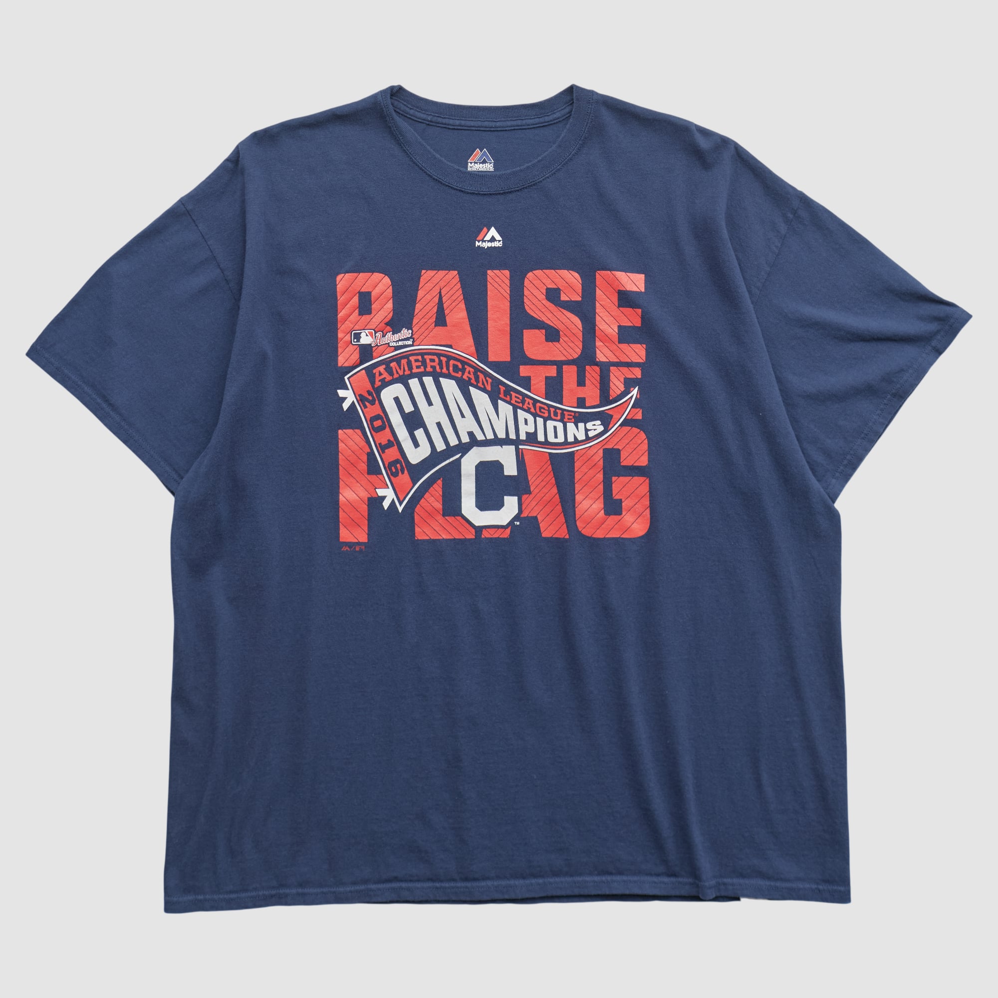 Cleveland Guardians Majestic 2016 T-shirt - Navy - 2XL