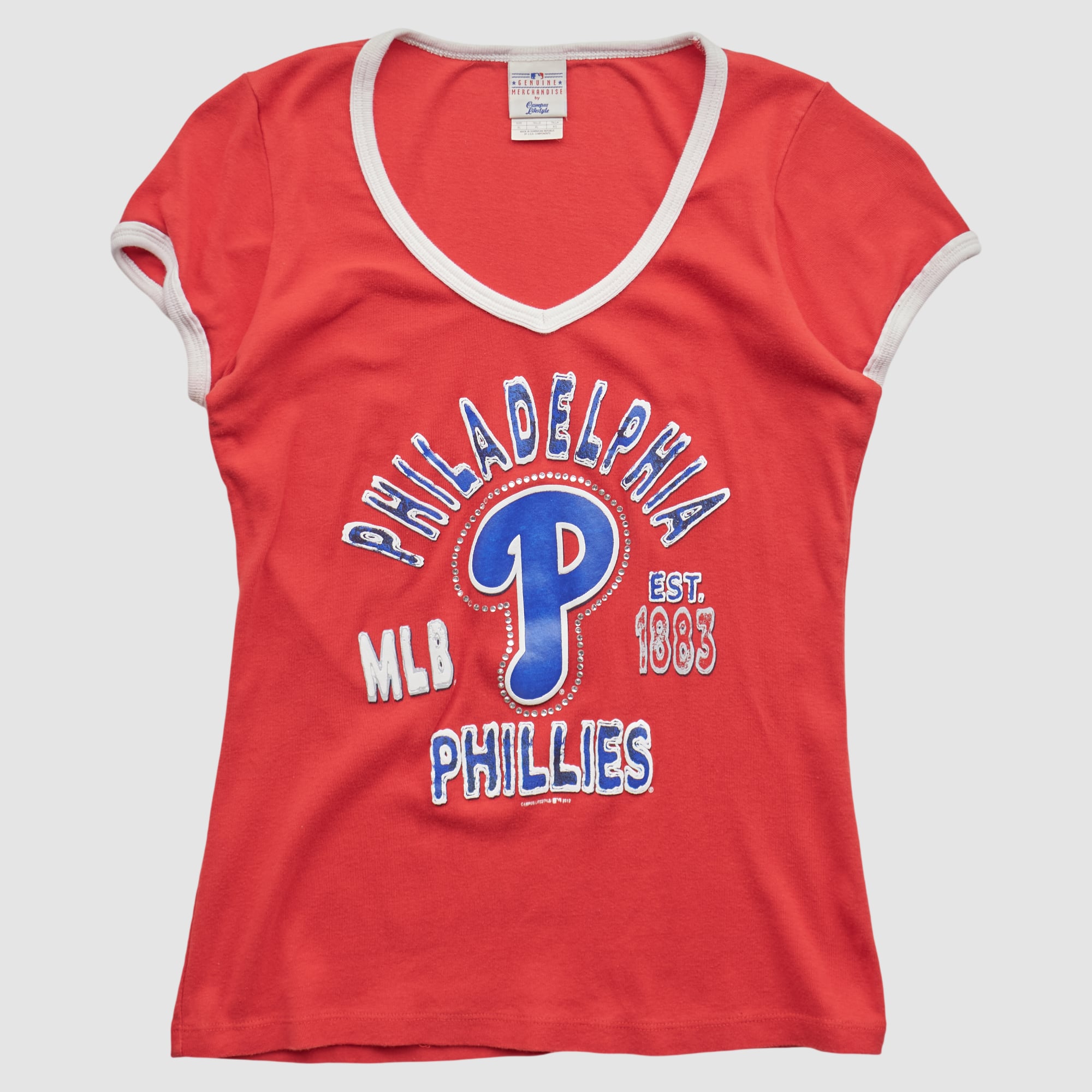 Philadelphia Phillies Genuine Merchandise 2012 T-shirt - Red - XS