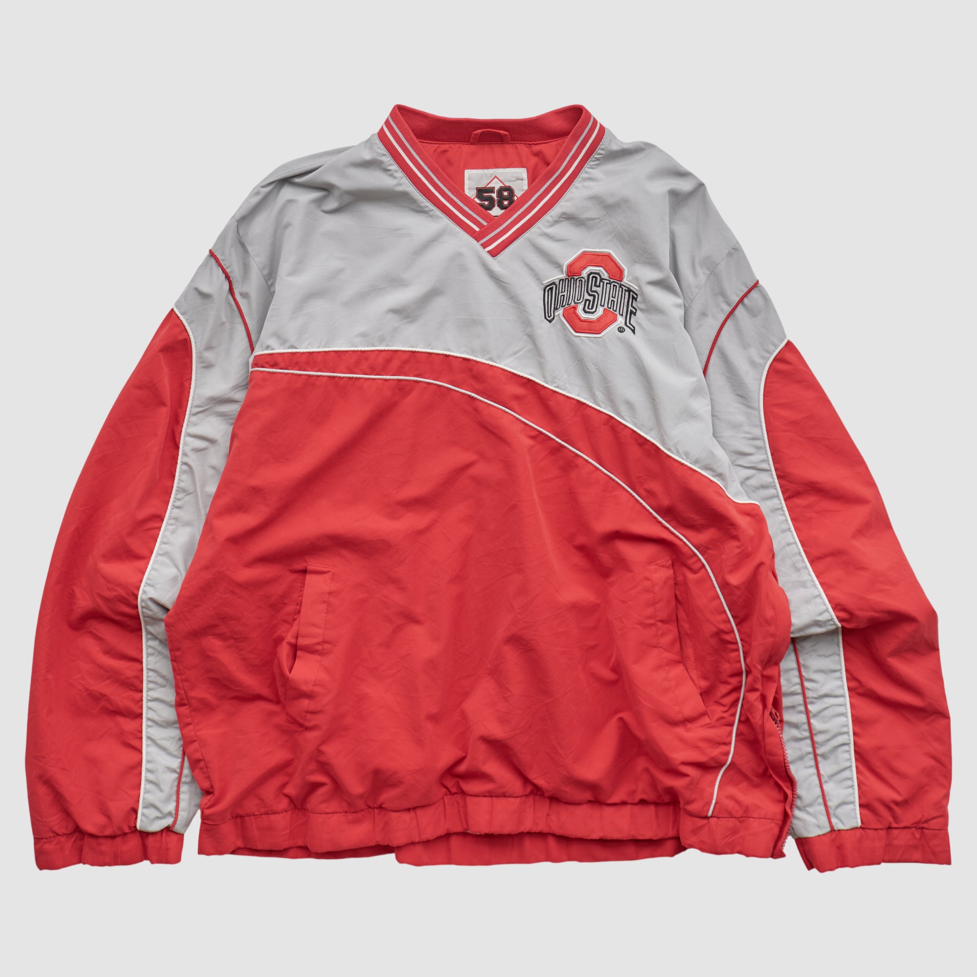 Ohio State Buckeyes 58 Sports 2000s Pullover Jacket - Red - M