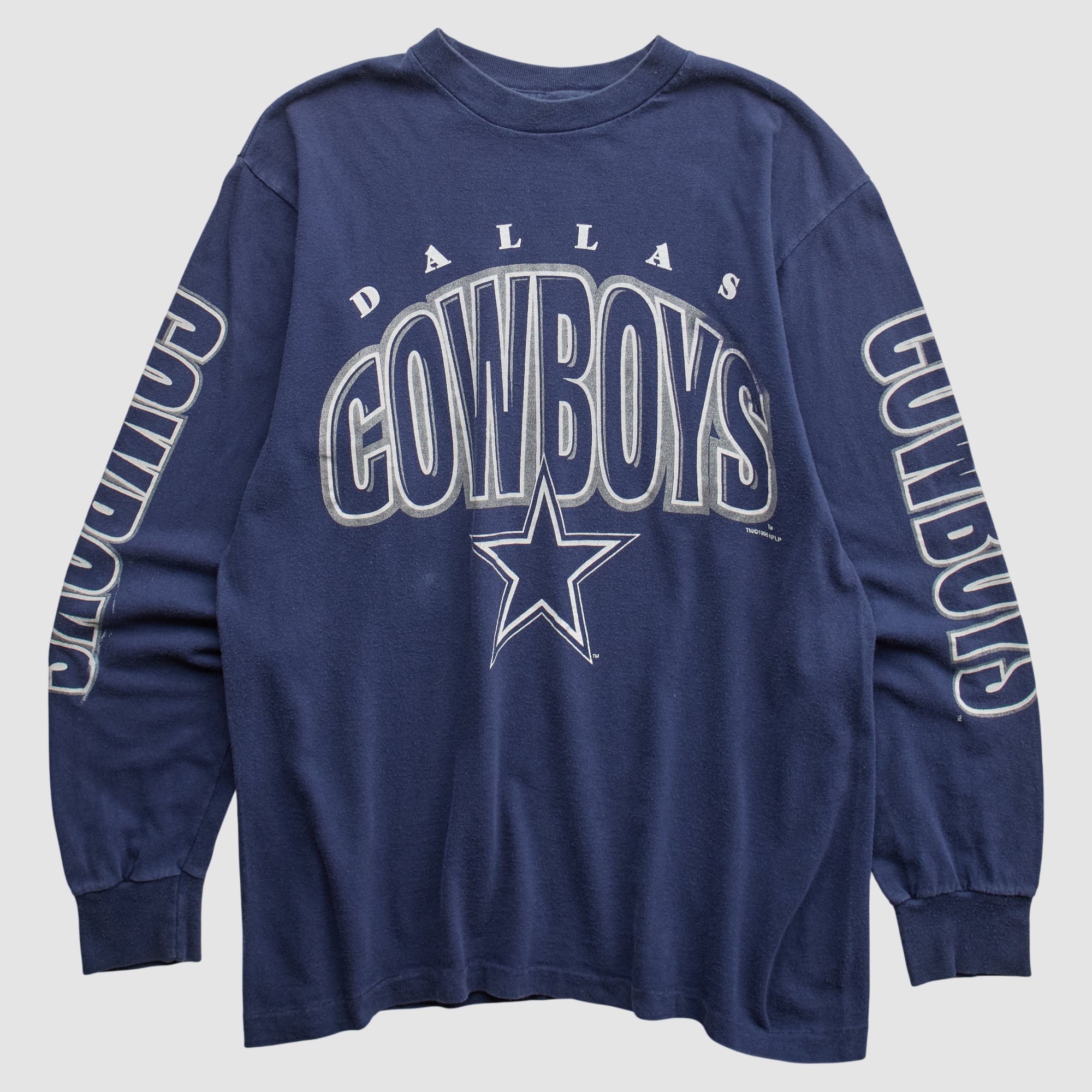 Dallas Cowboys 1996 Long Sleeve T-shirt - Navy - S