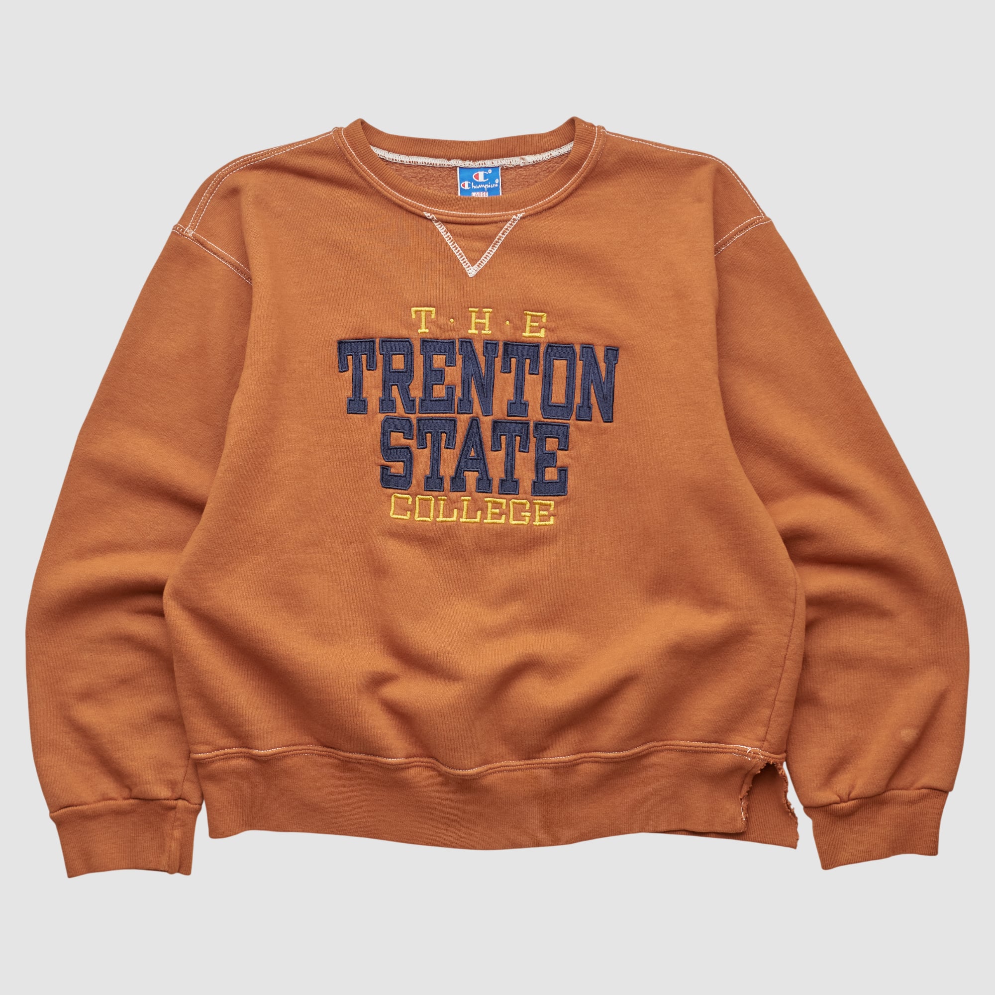 The College of New Jersey Lions Champion 90s Pullover Sweatshirt - Clay - XS