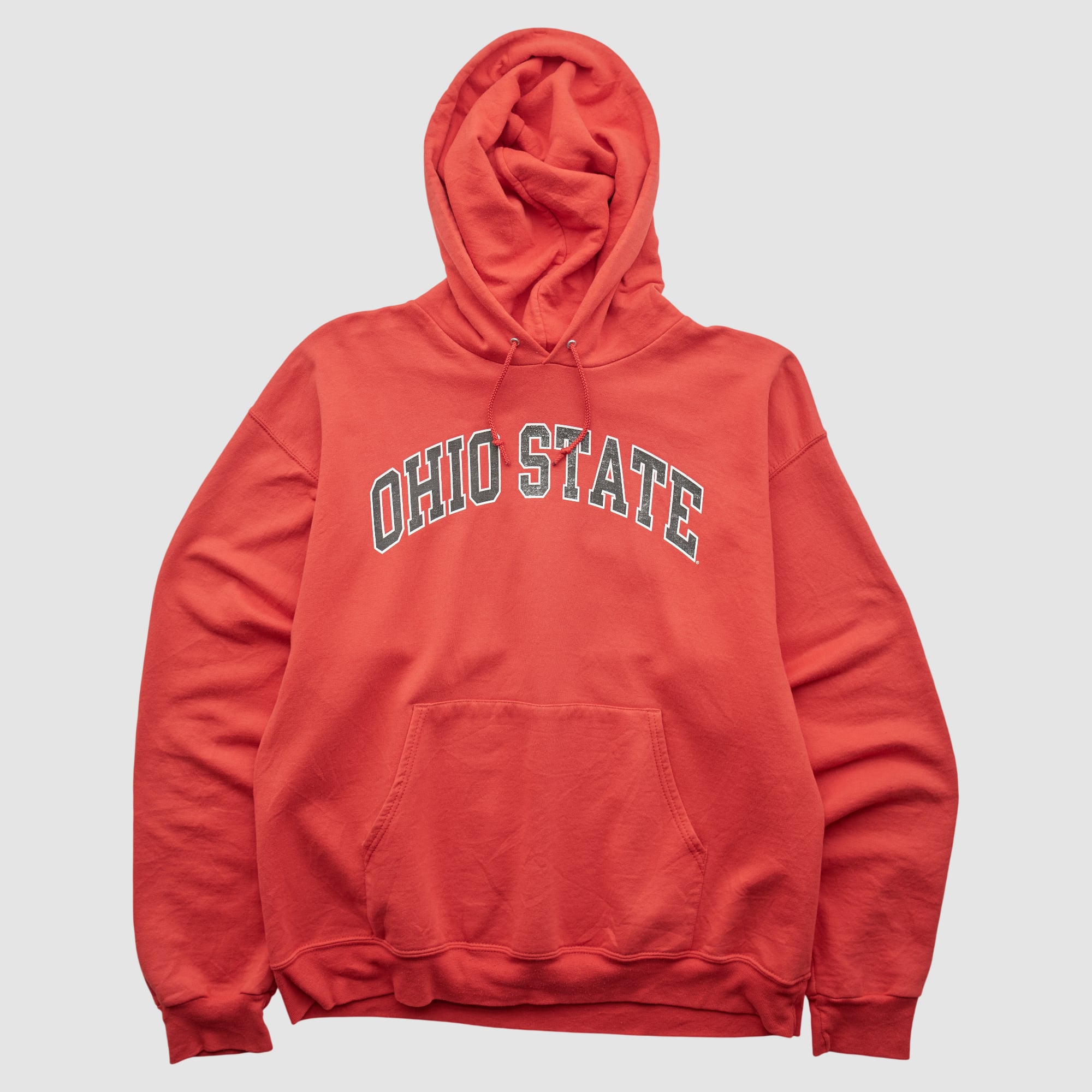 Ohio State Buckeyes Champion 2000s Hooded Pullover Sweatshirt - Red - M
